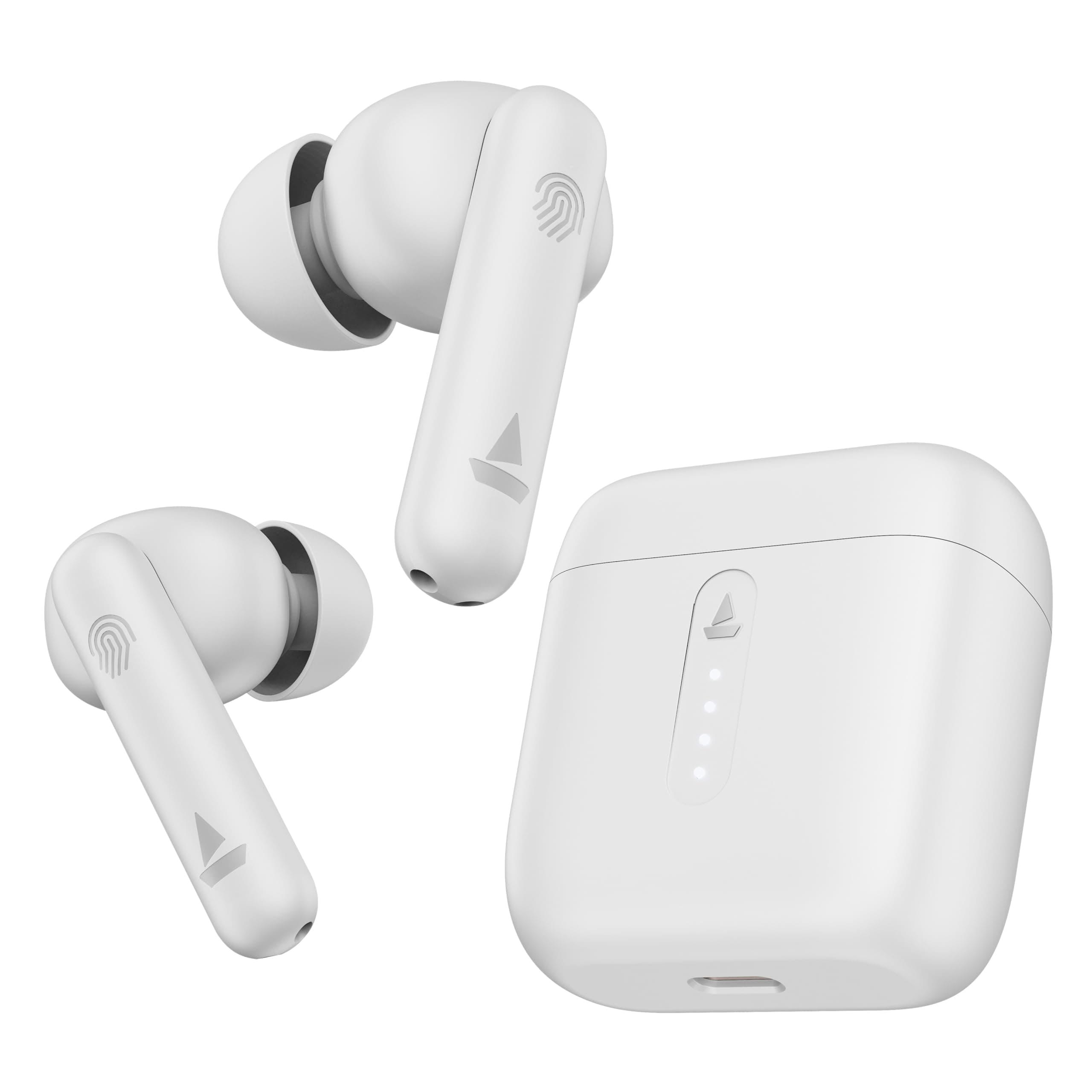 boAt Airdopes 141 / Airdopes 148 Bluetooth Truly Wireless in Ear Headphones with 42H Playtime,Low Latency Mode for Gaming, ENx Tech, IWP, IPX4 Water Resistance, Smooth Touch Controls (Pure White)