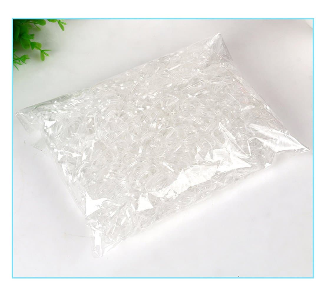 Hair Ponytail Holder Elastic Hair Bands Pack of 2000 Small Rubber Bands for Baby Girls