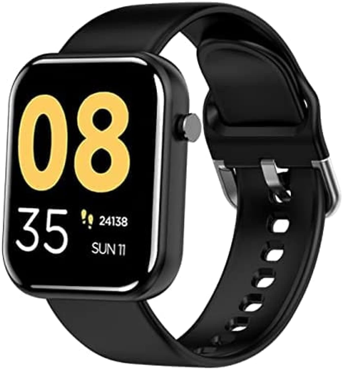 Smart WatchesSmart Watches Watch, Fitness Tracker with Heart Rate Monitor, Swimming Waterproof 1.54 Inch Touch Screen Health and Fitness Watch for Men Women Compatible with Android iPhone iOS,Black