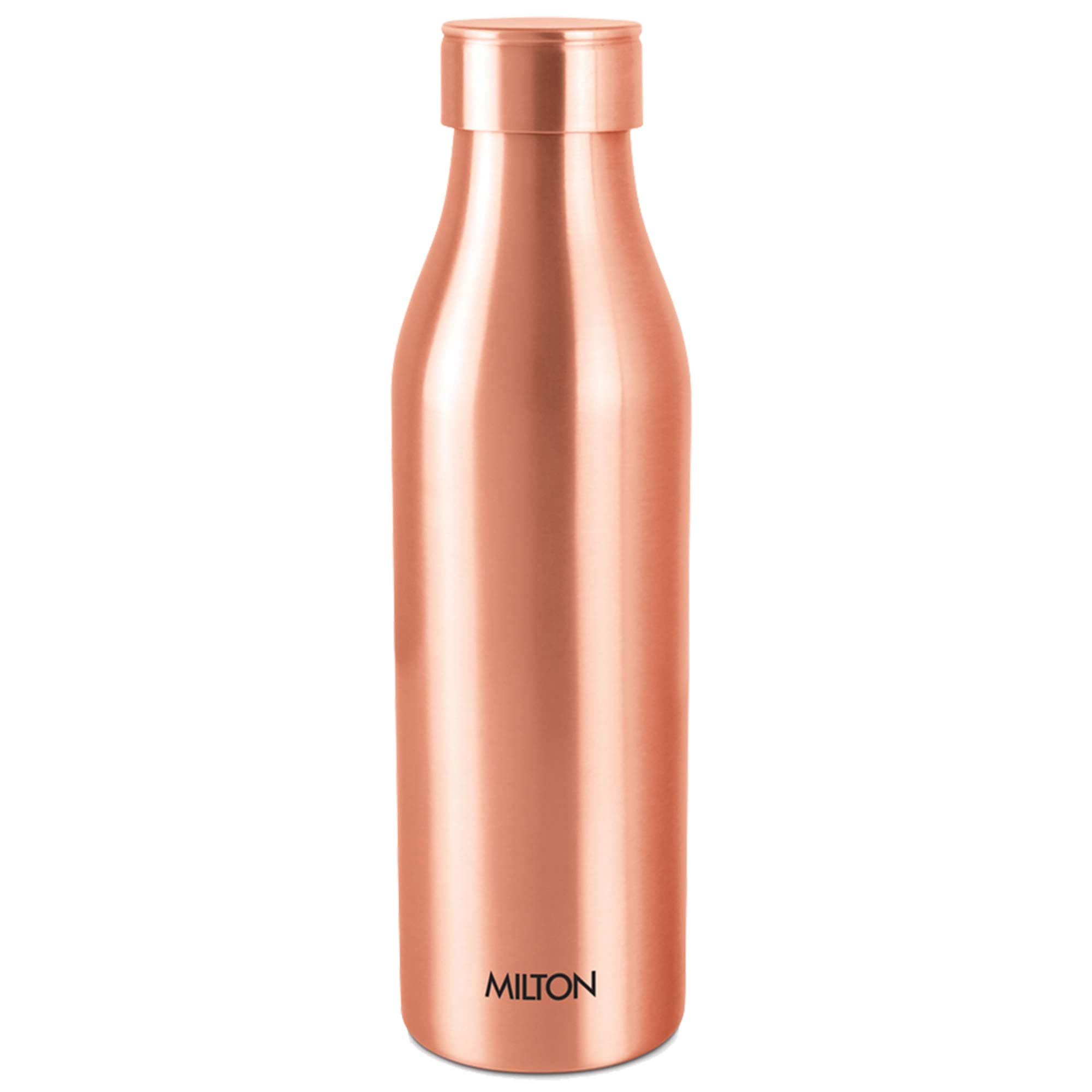 MILTON Copper Charge 1000 Bottle, 850ml, 100% Pure Copper, BPA Free Water Bottle, Leak Proof, Office Bottle, Boosts Immunity, Supports Digestive & Liver Health, Ayurveda Inspired