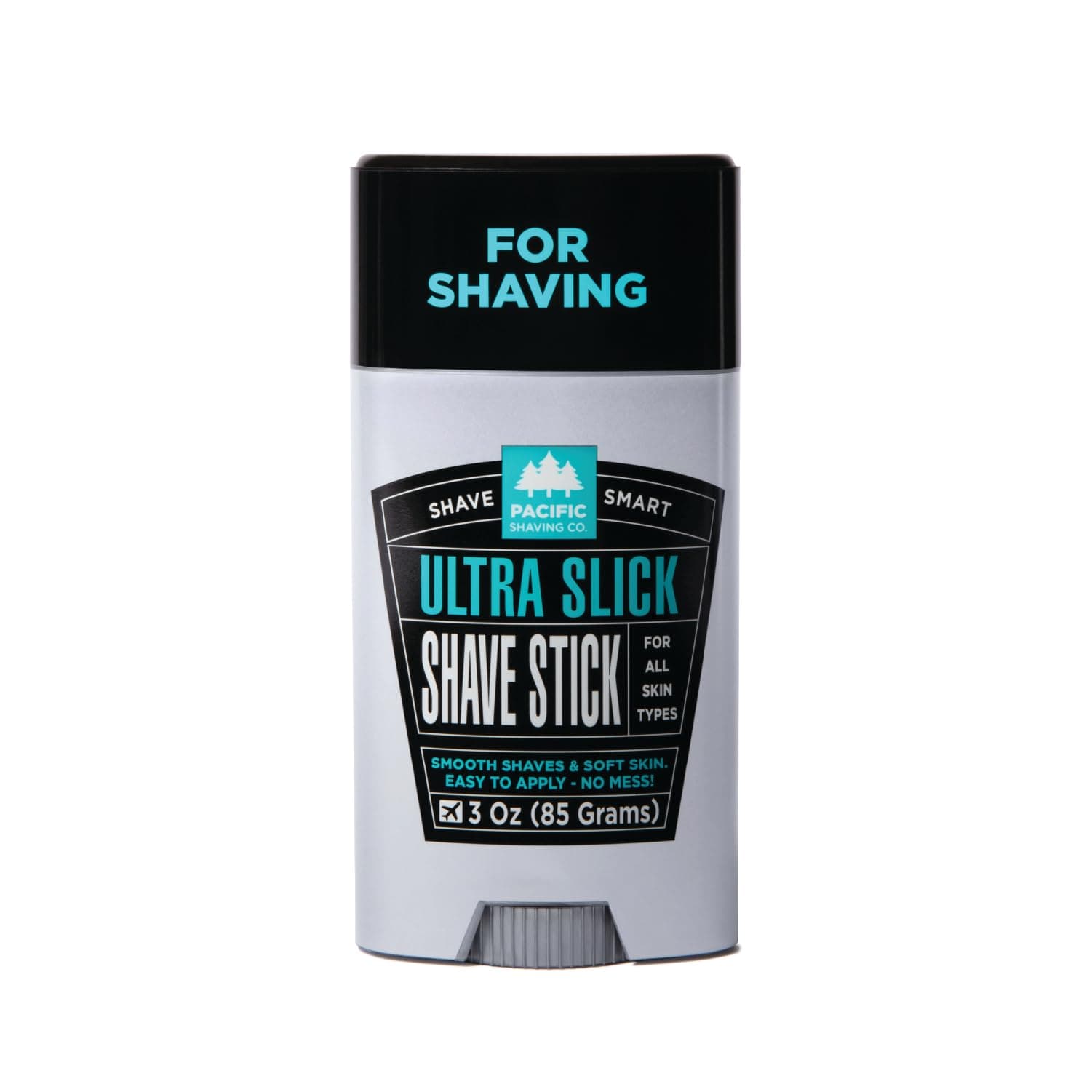 Ultra Slick Shave Stick - No Mess Body Shaving Stick with Moisturizing Coconut Oil - Travel-Friendly, Good for All Skin Types, Unisex (3 Oz)