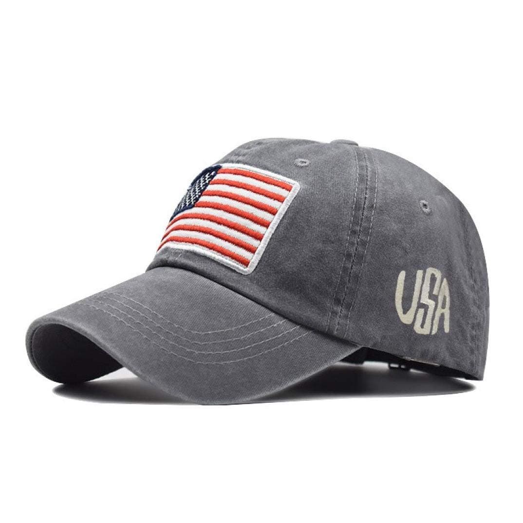 Unisex Baseball Cap American Flag 4th of July Hat for Men Women Cowboy Trucker Summer Sun Hats