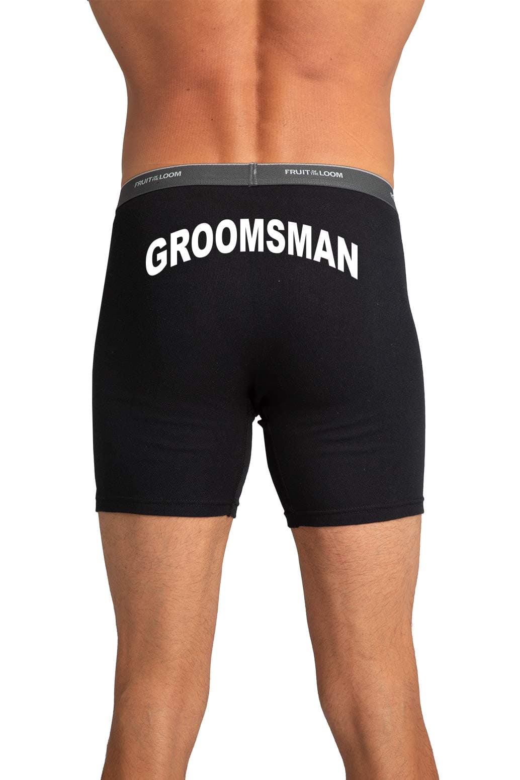 Zynotti Men's Groom Boxers Groomsmen and Best Man Boxer Briefs Wedding Party Boxer Brief. Perfect for a fun wedding photos