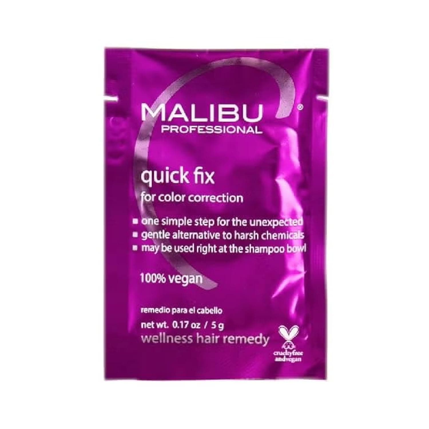Malibu Color Correction Natural Wellness Treatment 5g Sachet - 1st step to colour success