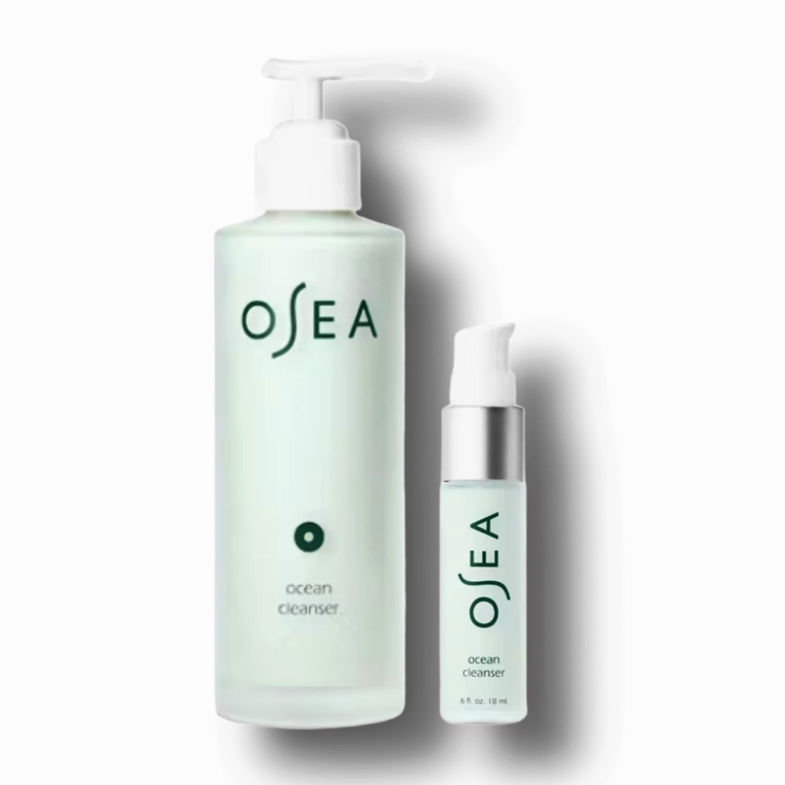 OSEA Ocean Cleanser (5 oz) | Nourishing Cleansing Gel | Mineral Rich Face Wash | Clean Beauty Skincare | Vegan & Cruelty-Free 0.6 oz