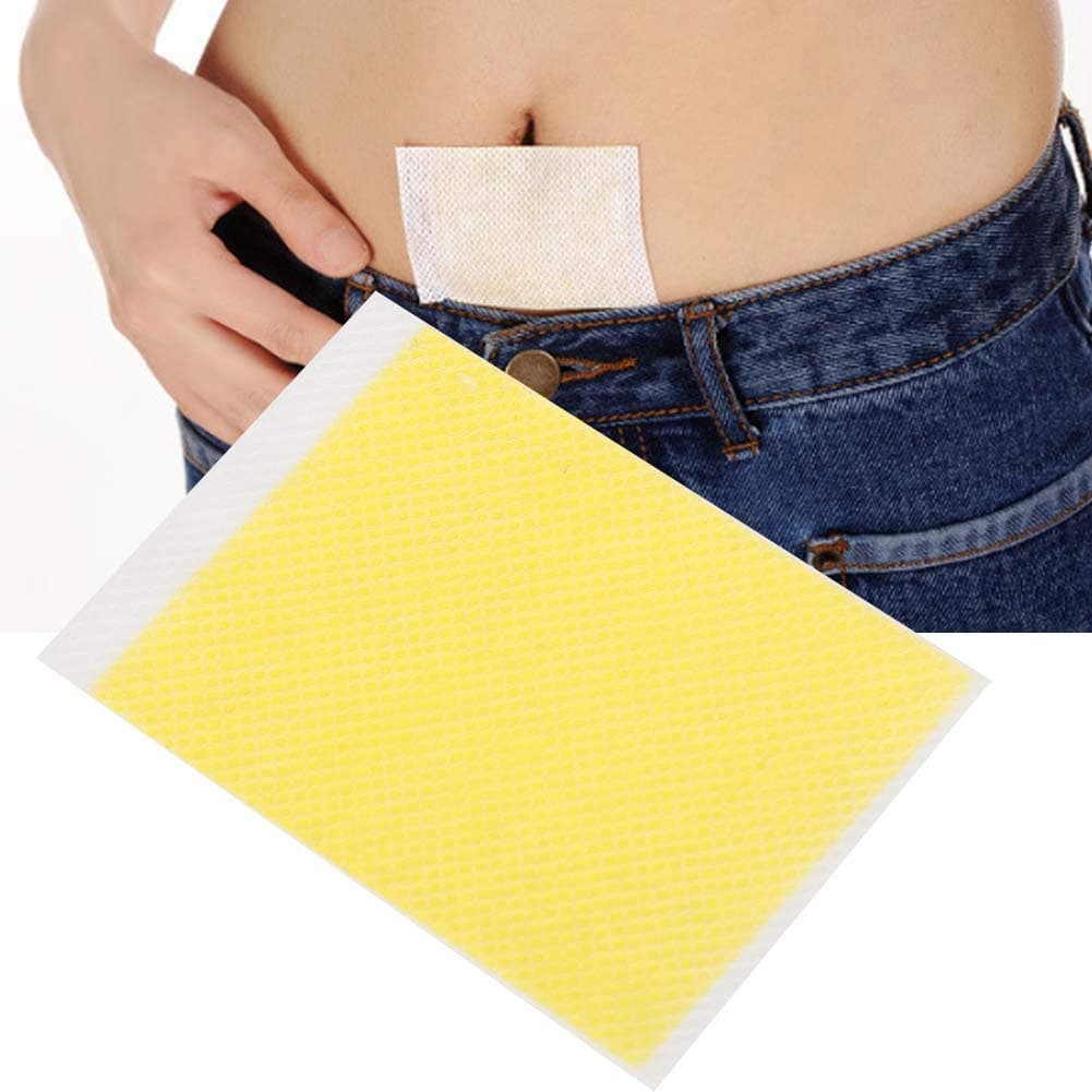 Hibana Patch,Natural Herbal Abdomen Waist Patch 10Pcs / Bag Sleeping Slimming Patches Weight Losing Fat Burning Patch Pad Thin Waist Patches for Unisex