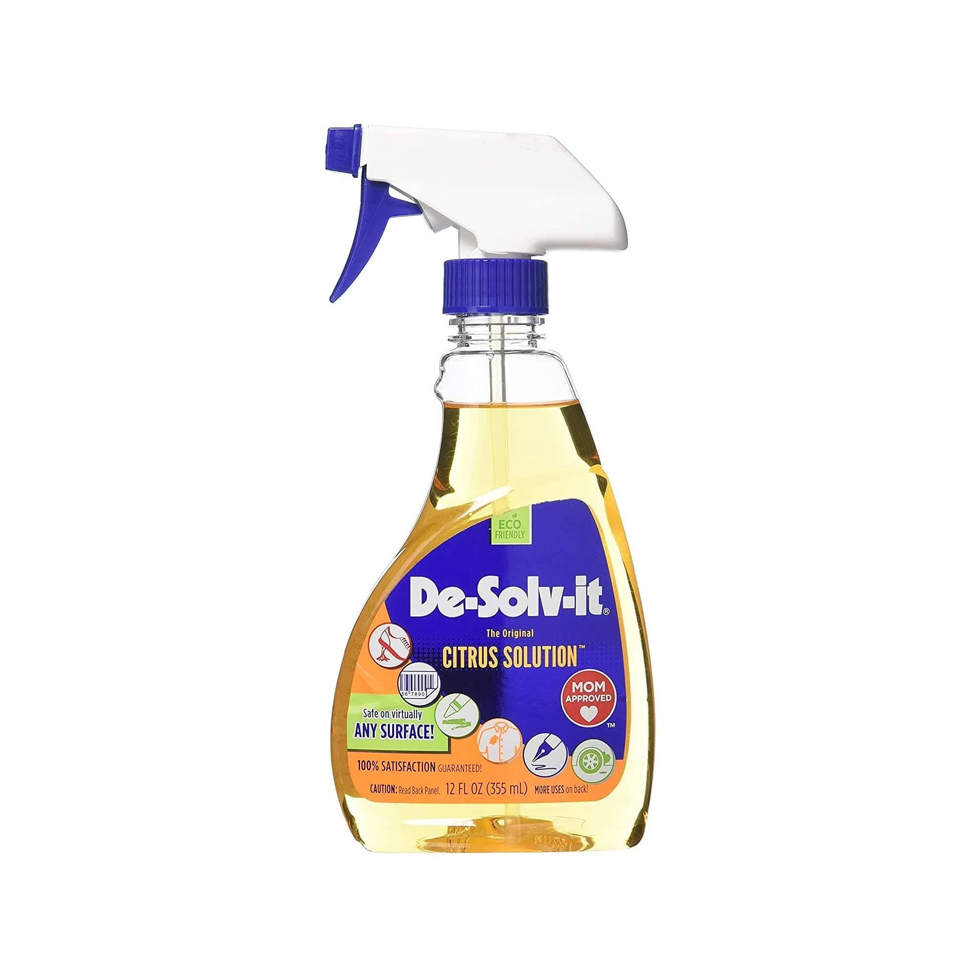 Orange-Sol De-Solv-It Citrus Solution – Multi-Surface Cleaner & Degreaser, Removes Sticky Residue, Oil & Grease, 12 oz