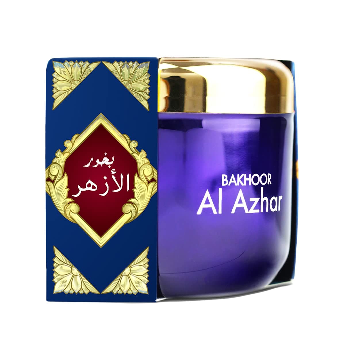 HAMIDI BAKHOOR AL AZHAR 70 GRAM Incense Fragrance For Home Use with Incense Burner or Mabkhara (Not Included) Natural Hand Dipped Beat Wood Scent