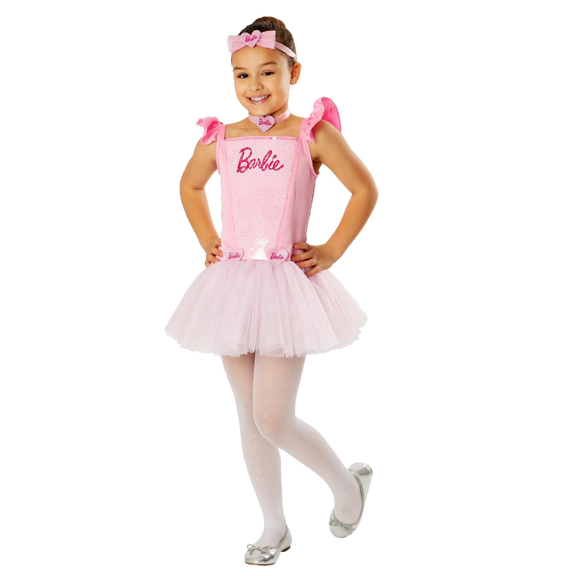 Rubie's Official Licensed Mattel Barbie Ballerina Child Dress, Kids Fancy Dress, XS 2-4 Years 88-99cm approx height