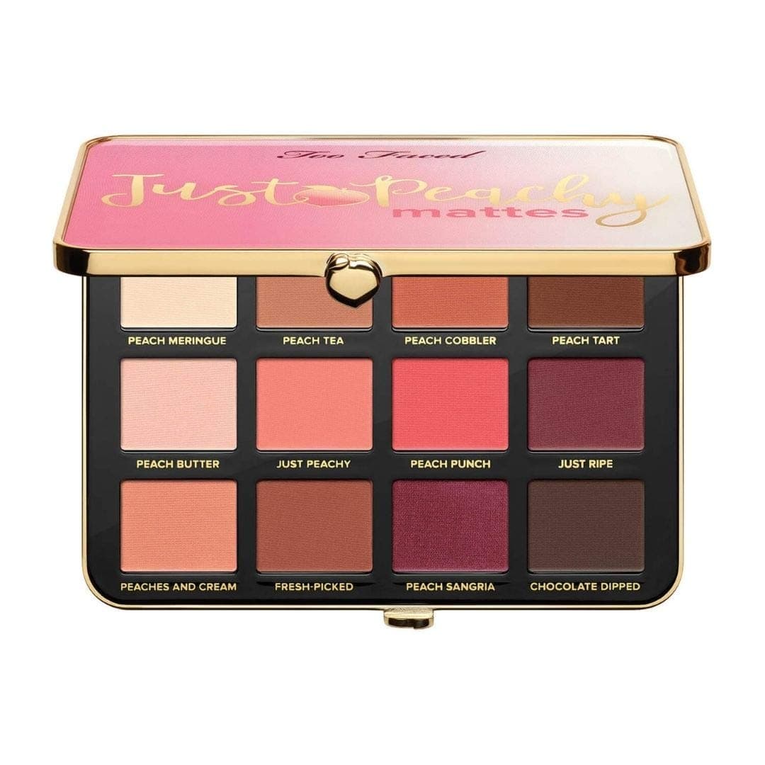 TOO FACED Just Peachy Velvet Matte Eye Shadow Palette – Peaches and Cream Collection