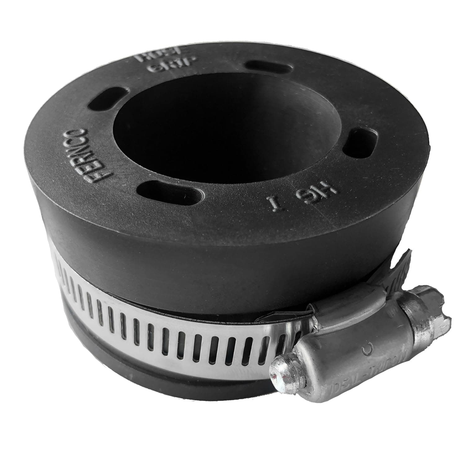 PHG Grip Connector for 2” or 1-1/2” Standpipe to 1” -1-7/16” Washer Hose, Pack of 1, Grey