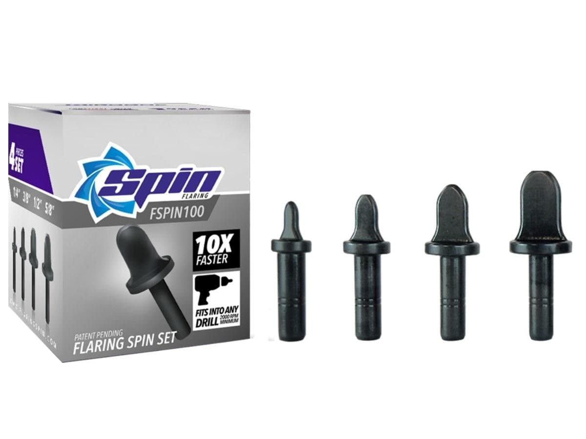 FSPIN100 Flaring Tool Drill Bit Set With 1/4’’ 3/8’’ 1/2’’ 5/8’’ Bits