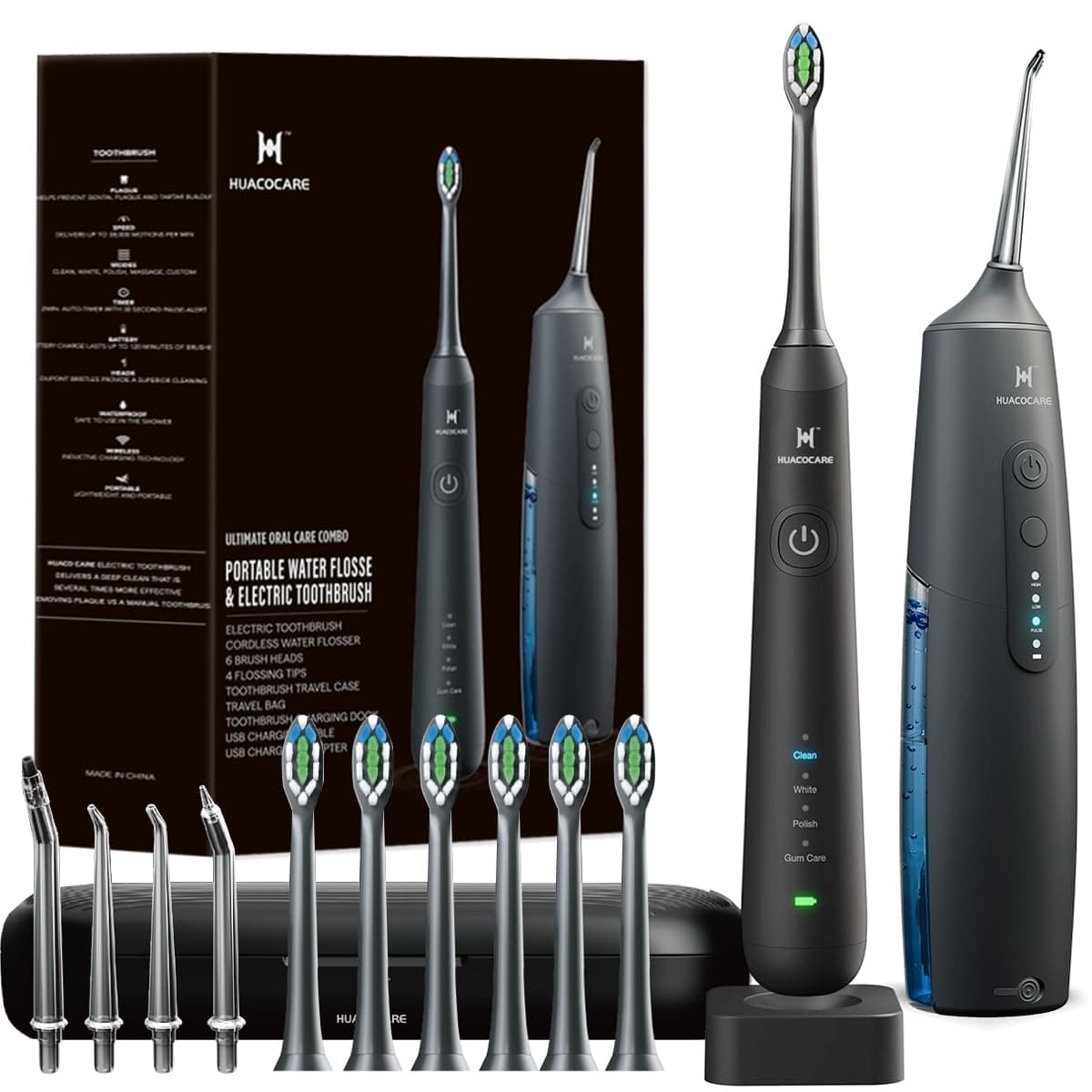 Water Dental Flosser Teeth Picks - Sonic Electric Toothbrush