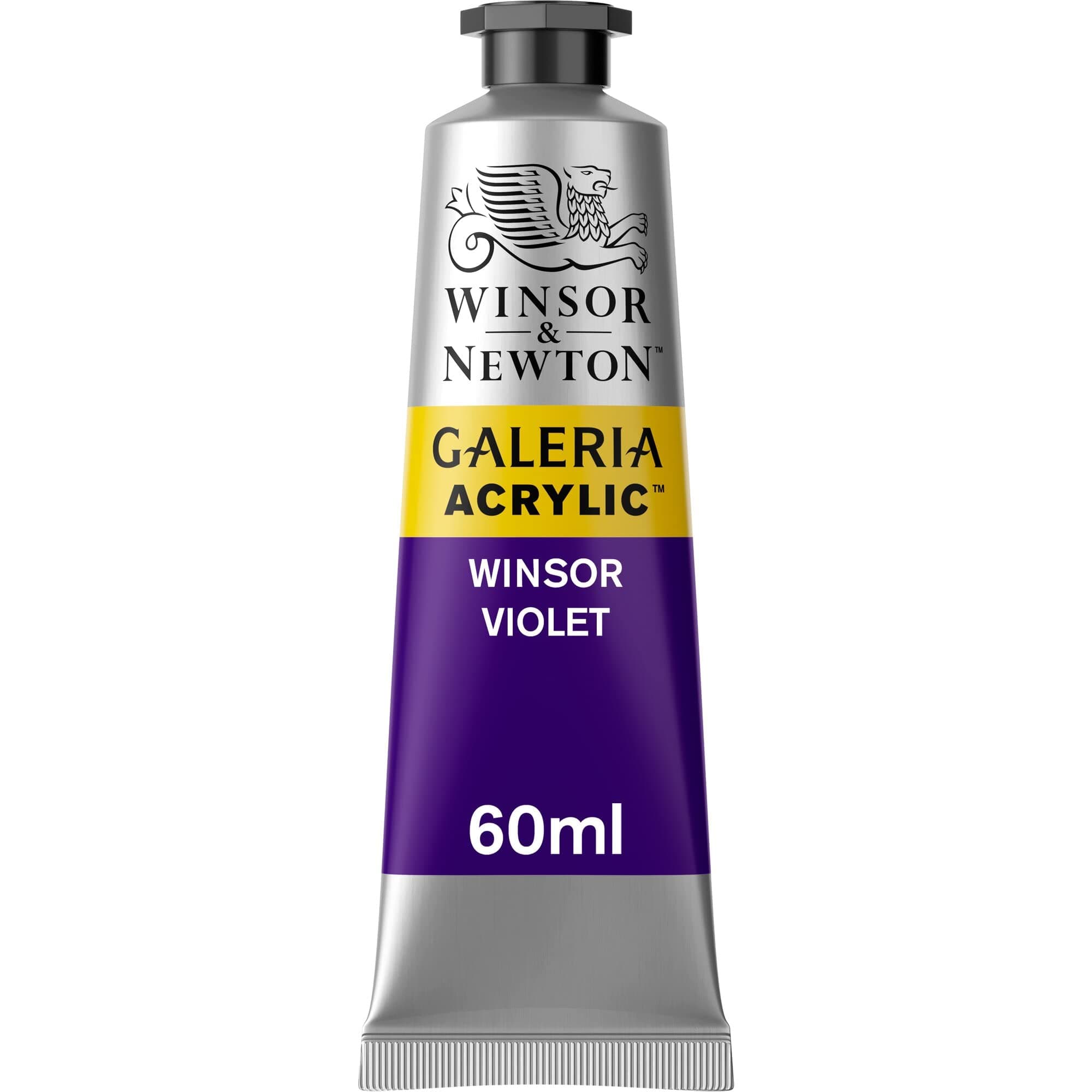 Winsor & Newton 2120728 Galeria Acrylic Paint, High Pigmentation, Non-fading, Butter Consistency, 60 ml Tube - Winsor Purple