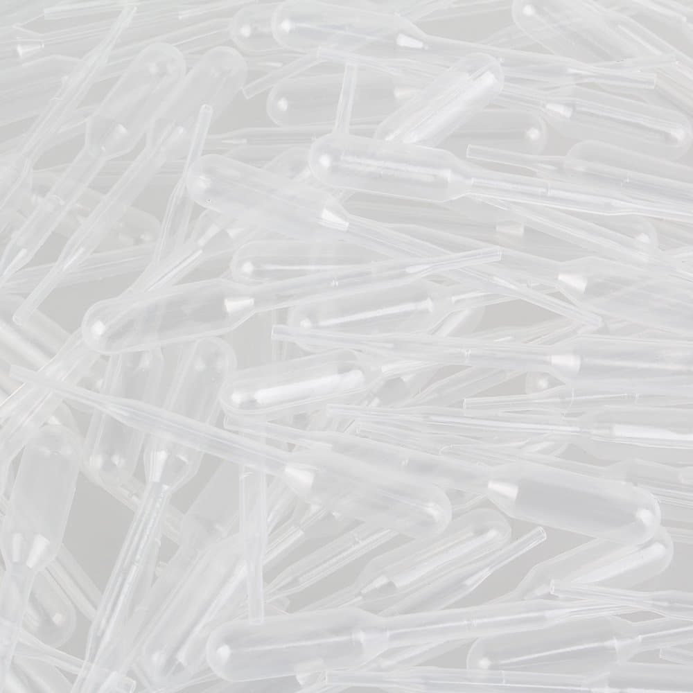 Premium Essential Supply - Plastic Transfer Pipettes 3ml, Gradulated, Pack of 1000