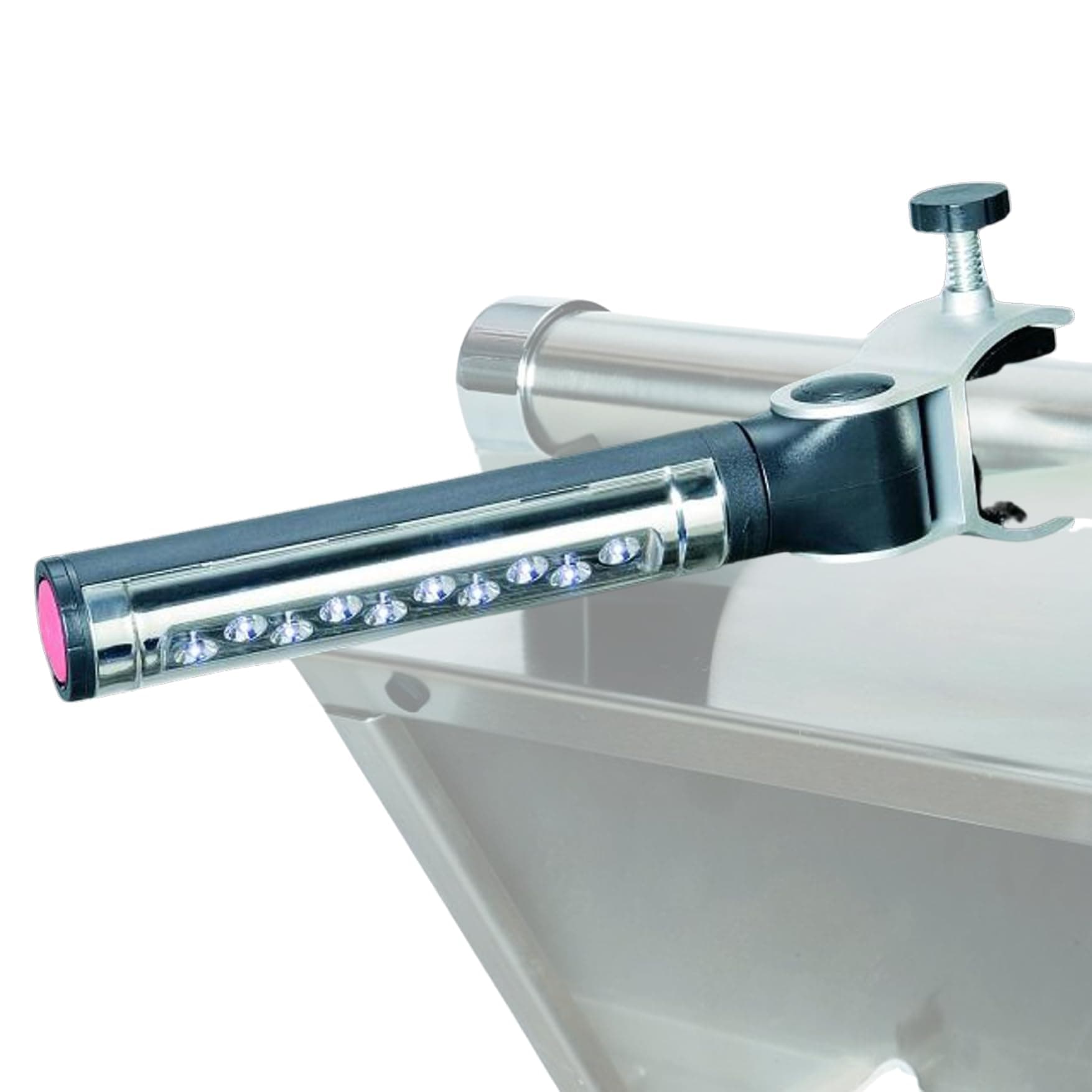 Barbecue Grill Light BBQ Grill Light- Battery Operated LED BBQ Light Aluminum Clamp Barbeque Grill Lights - Grill Lights for Outdoor Grill or Smoker - The Best BBQ Grill Accessories - BBQ Light