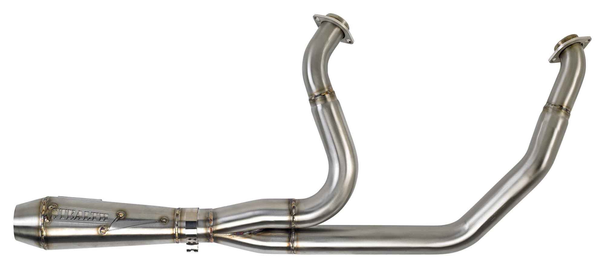 Stealth Pipes SP Stainless Steel Short Bagger Exhaust Pipe (Harley Davidson)