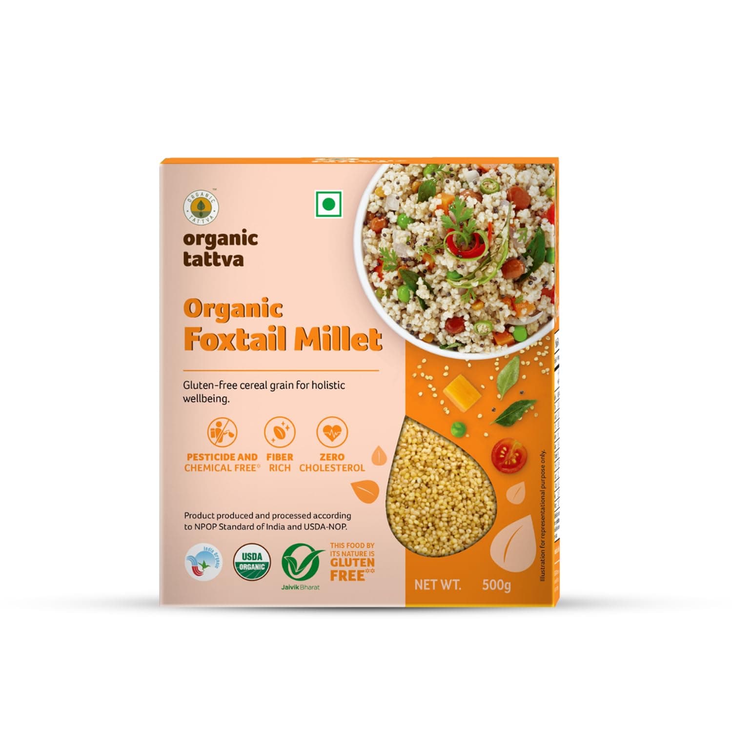 ORGANIC TATTVA Organic Foxtail Millet 500g