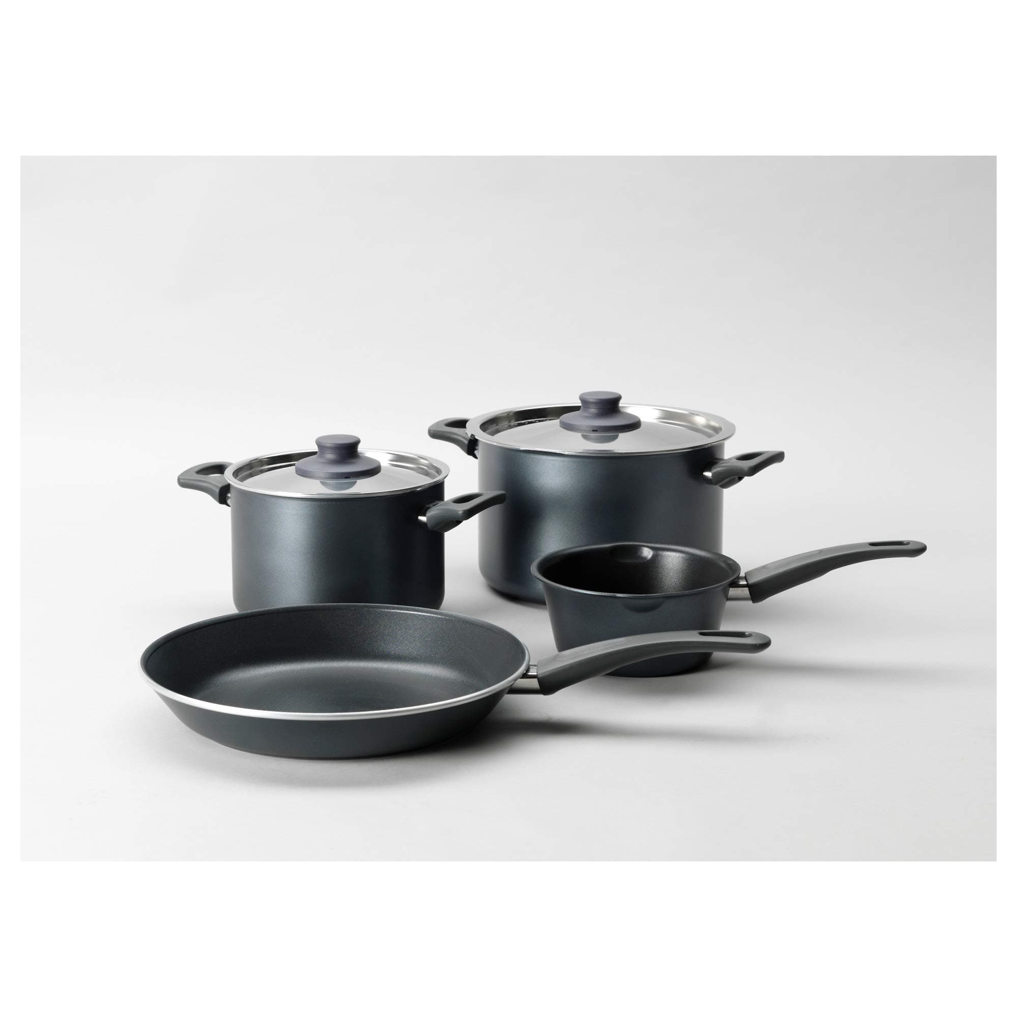 IKEA Skänka 6-Piece Cookware Set, Gray