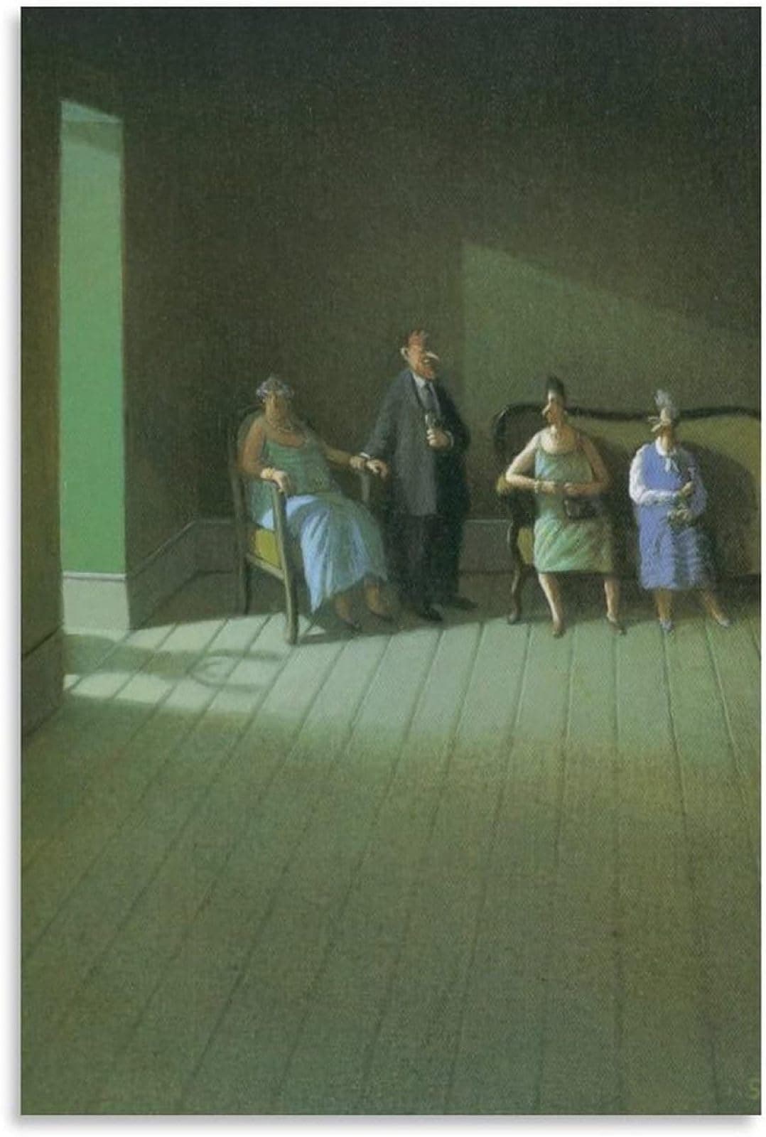LVTFCO Famous Michael Sowa Posters And Prints《 Surrealism》Wall Art Michael Sowa Painitng Of Canvas For Home Office Wall Decor Picture 40x60cmx1 No Frame
