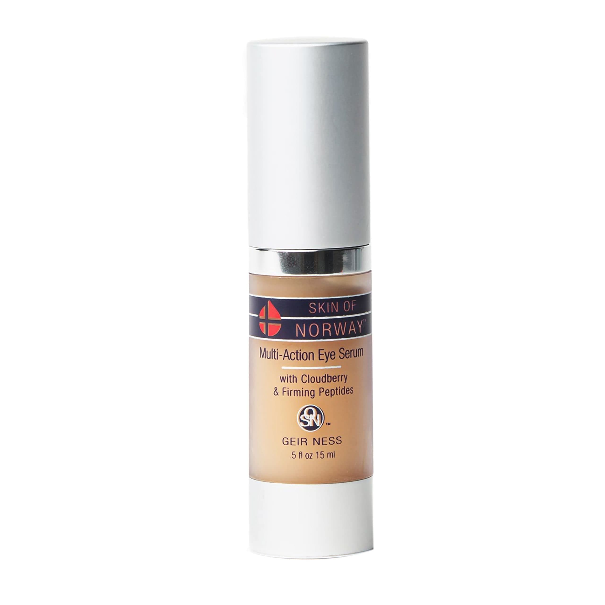 Geir NessSkin of Norway Multi-Action Eye Serum - Cloudberry & Firming Peptides - Illuminate Dark Circles - For Tired and Puffy Eyes