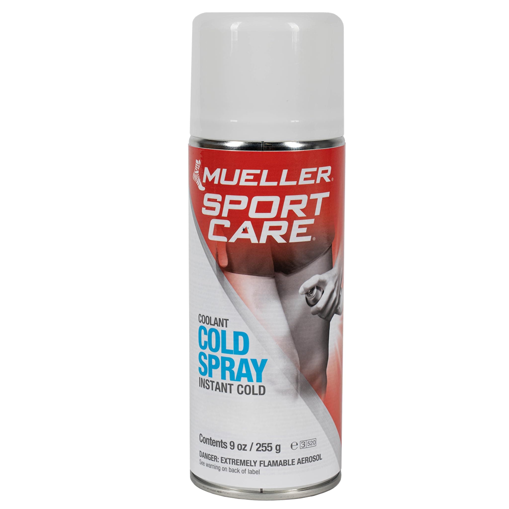 MUELLER Sports Medicine Coolant Cold Spray, Pain Relieving Athletic Spray for Pain & Swelling, First Aid, 9 Ounces