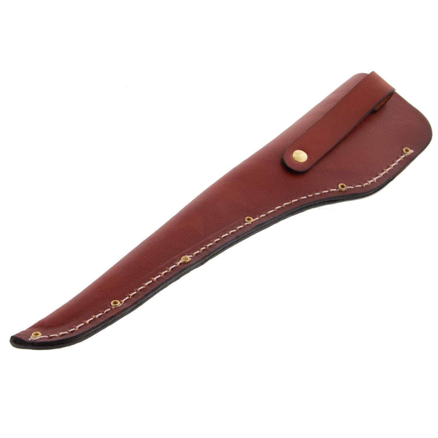 Brown Leather Knife Sheath Accepts 6-Inch blade