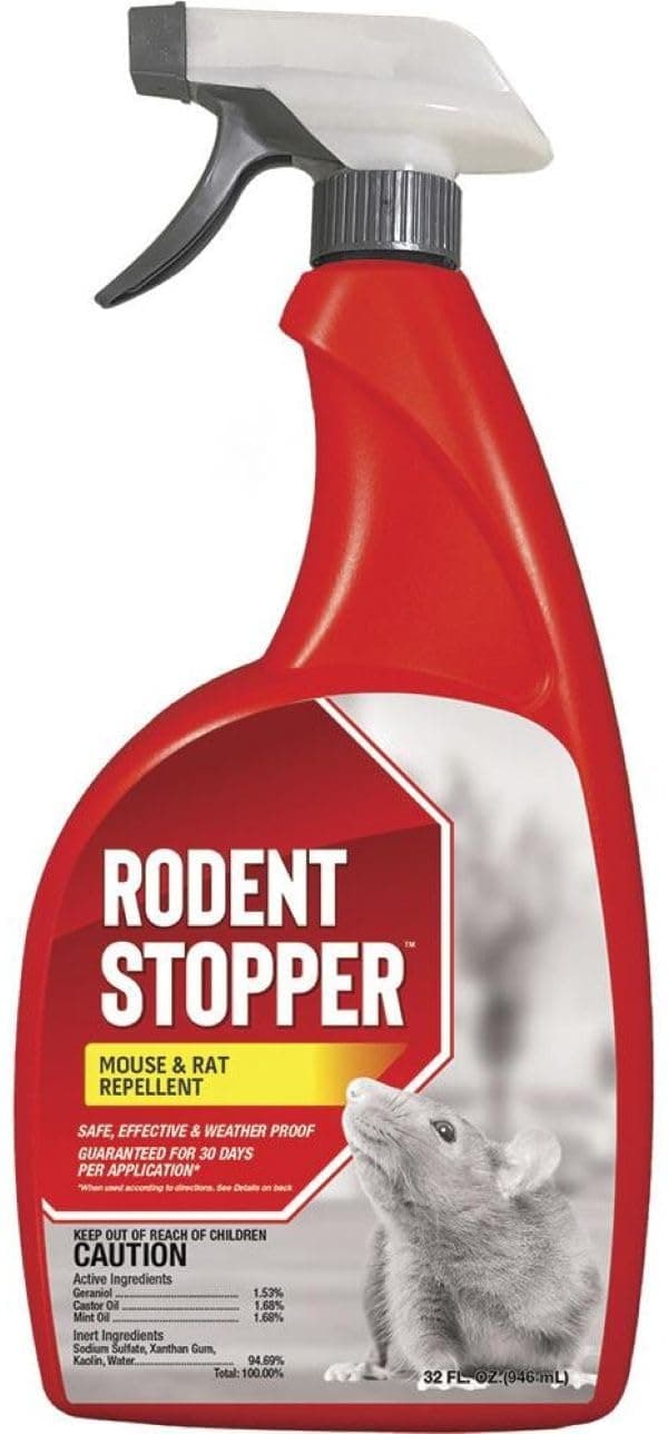 Deer Stopper Messina Wildlife RS-U-016 32 fl. Ounces Management Rodent Trigger Bottle, One Quart 3, 32 oz, Ready to Use
