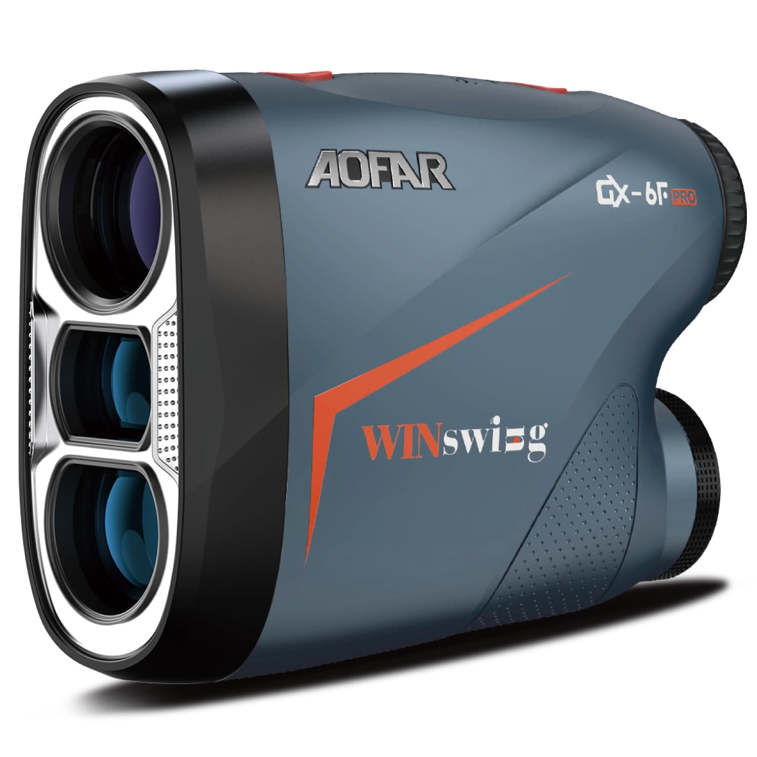 AOFAR GX-6F PRO Golf Rangefinder Update Version with Slope and Angle Switch, Flag Lock with Pulse Vibration and Closer Scanning, Continuous Scan, Measures up to 600 Yards, Readings Fast and Accurate