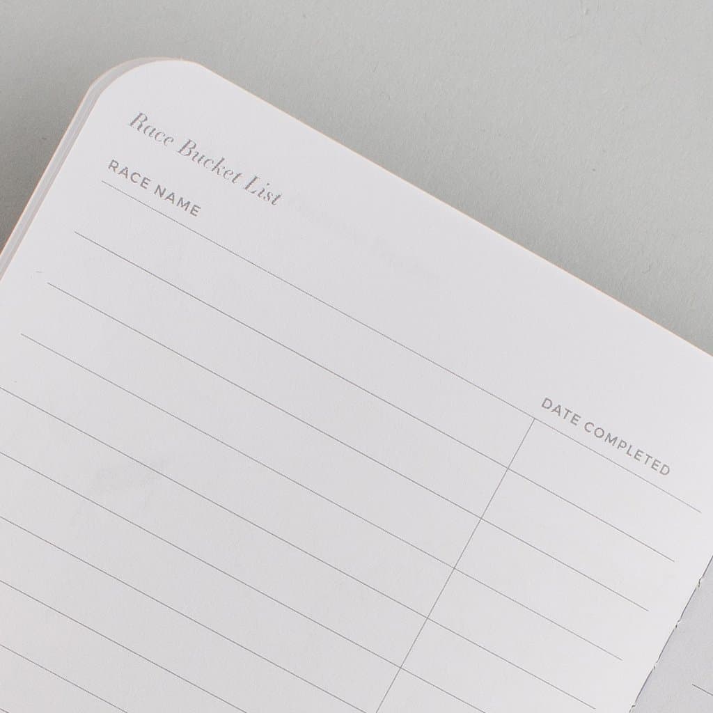 Letterfolk Running Race Passport Journal — Pocket-sized Marathon Book (3.5" W x 5.5")