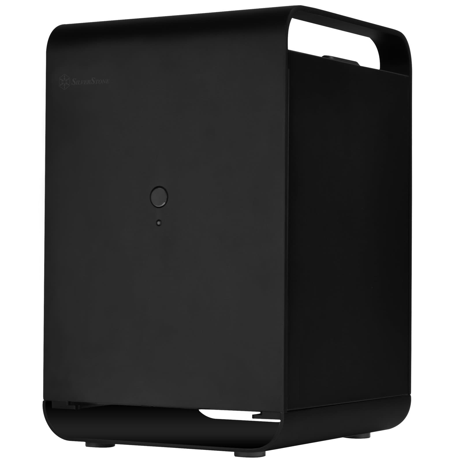 Silverstone Technology Silverstone Cs01-Hs Premium Mini-Itx Nas Case With All Aluminum Exterior And Six 2.5" Hot-Swap Bays In Black, Sst-Cs01B-Hs