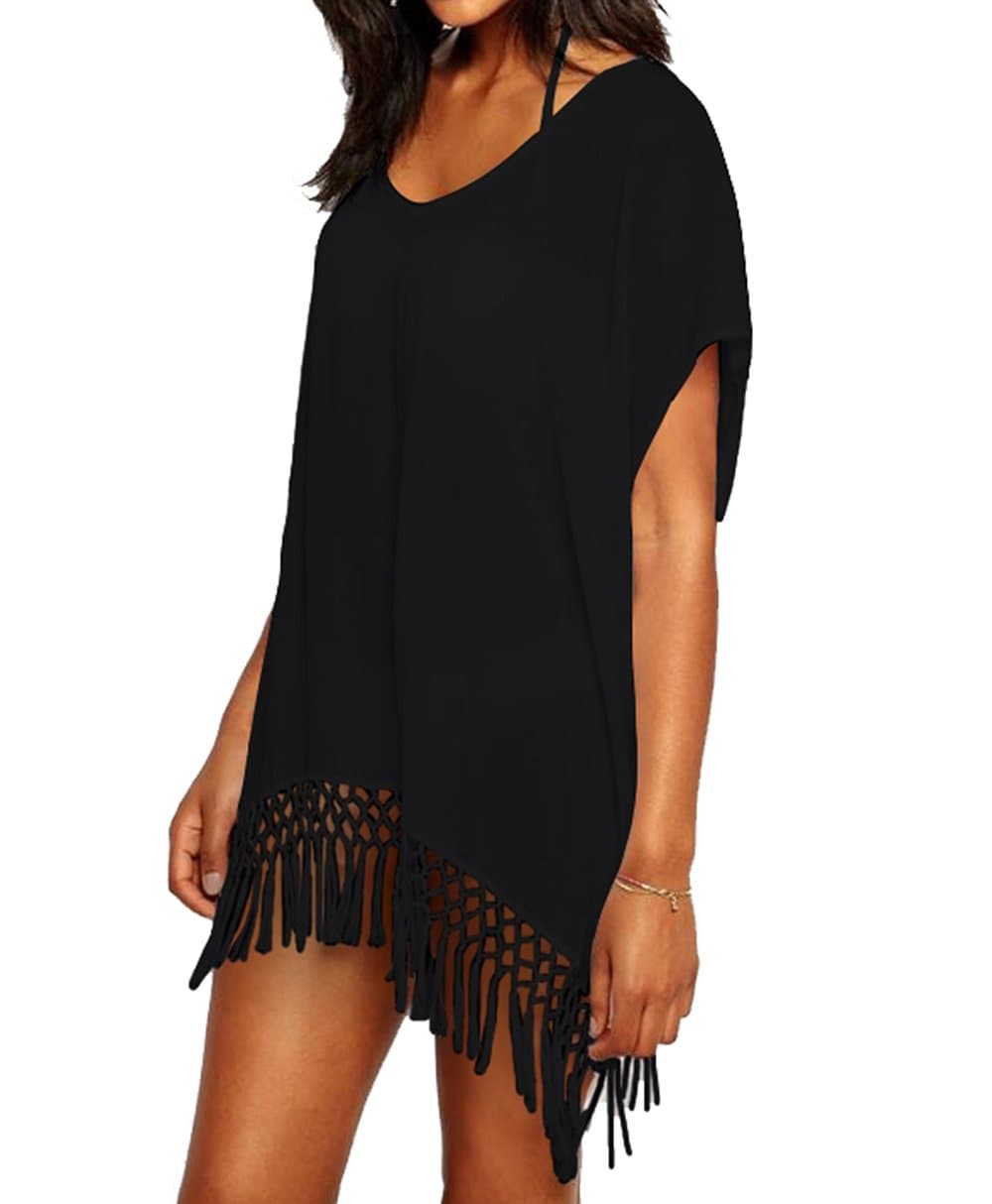 Women Beach Cover Up One Piece Swimwear Beach Dress