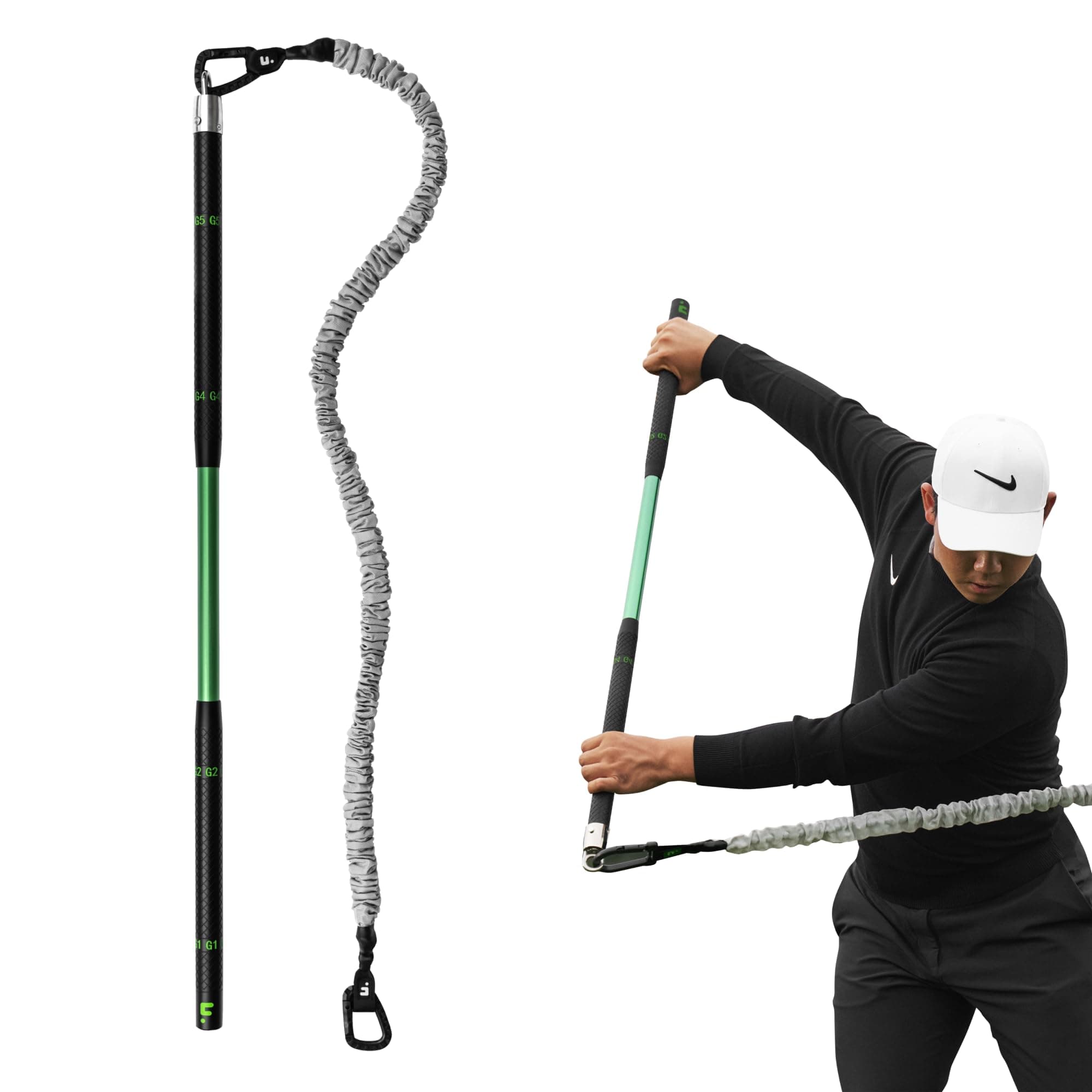 GolfForever Swing Trainer – Golf Fitness & Training System for Strength, Flexibility & Swing Power – Includes Membership & Premium Training Bar for Golf-Specific Workouts