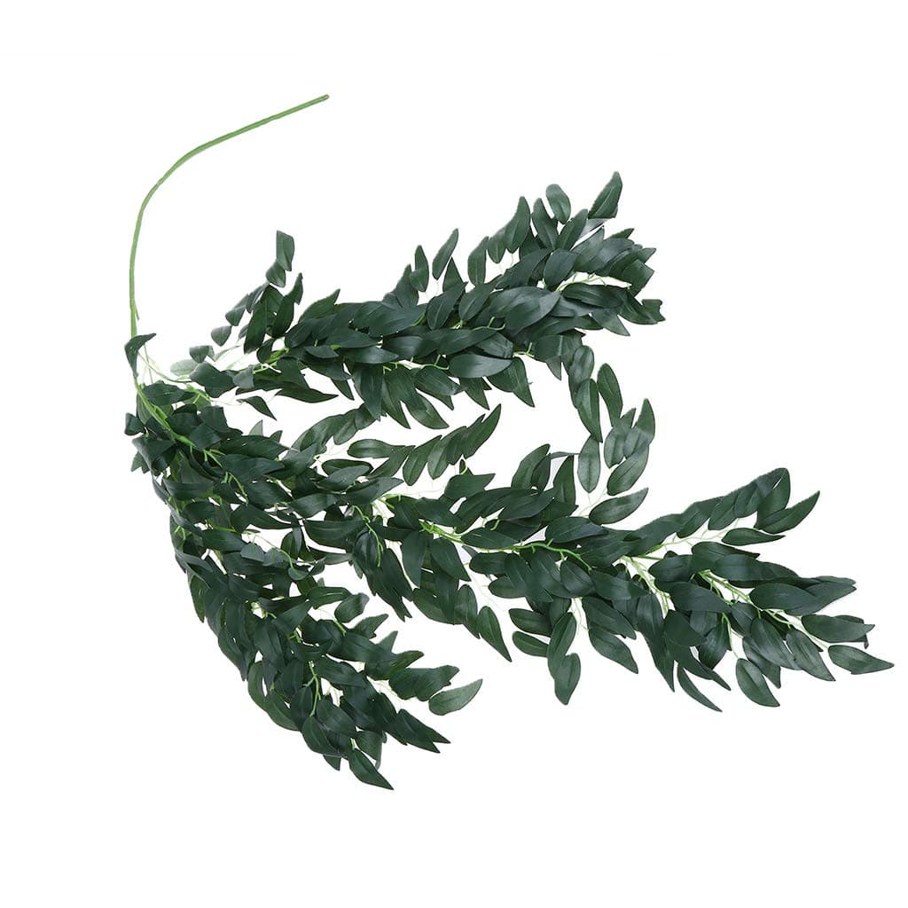 Cutebility Artificial Ivy Rattan Hanging Willow Vine Simulation Plant Leaves Garland Backdrop Wedding Garden Home Decoration