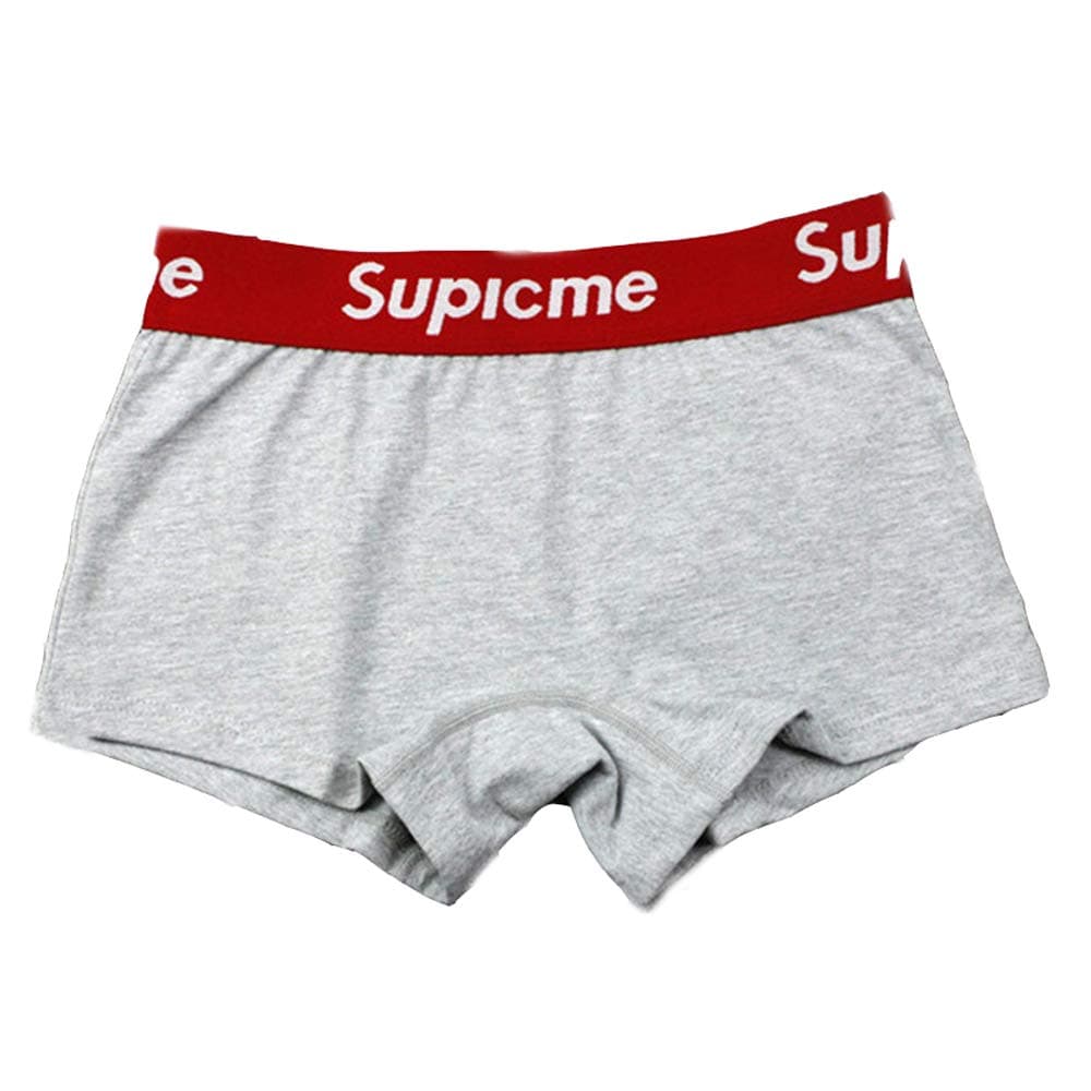 BaronHong 3 Pack Boxer Briefs for Tomboy Cotton Fashion Letters Boyshort Trans Lesbian