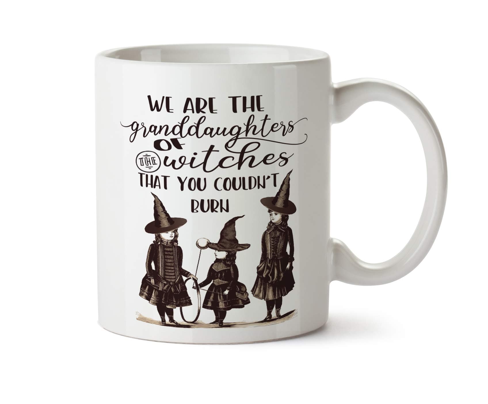 We Are The Granddaughters of the Witches That You Couldnt Burn Pagan Wiccan - Coffee Mug Cup 11 Ounce Tea