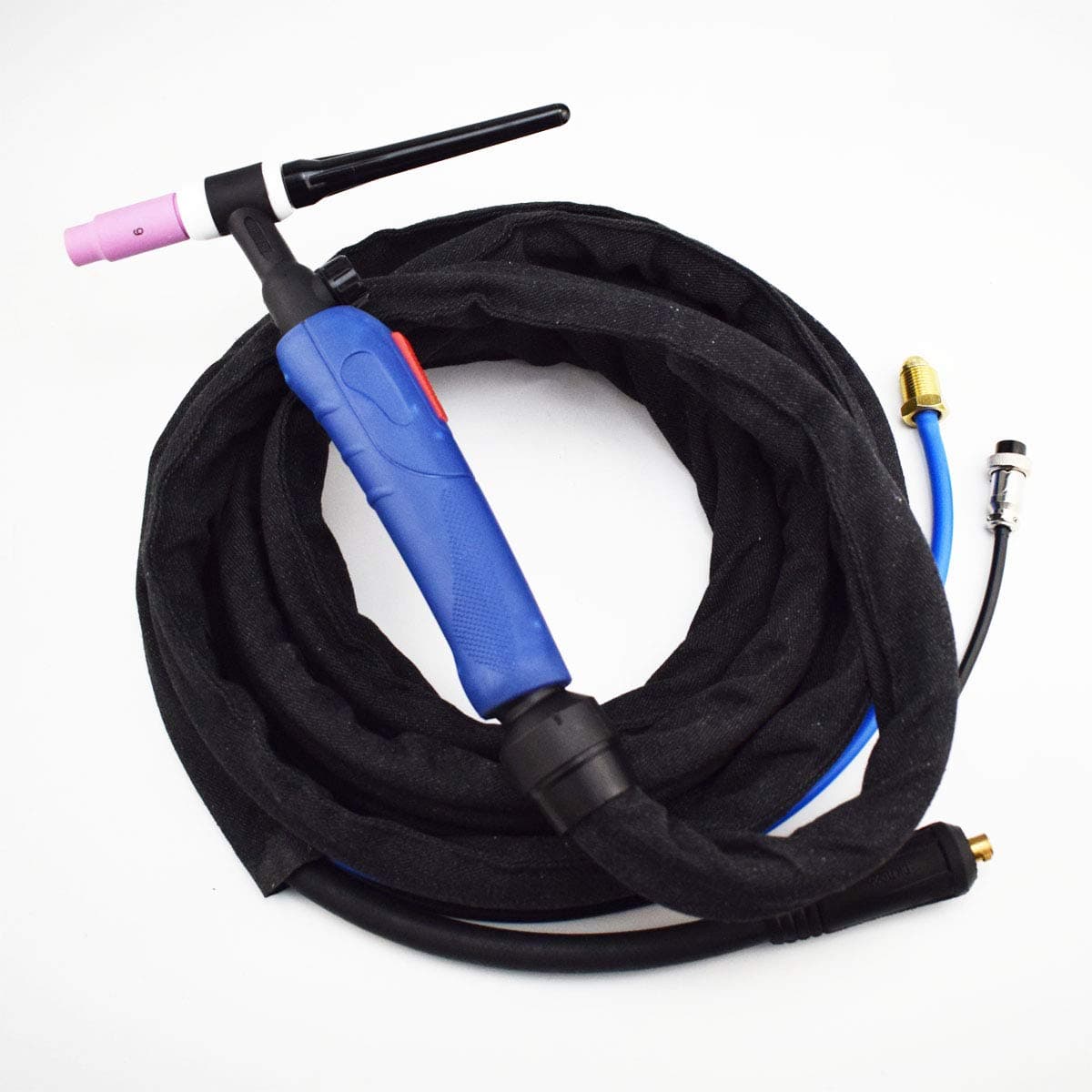 WP-17FV TIG Welding Torch 150Amps Flexible Head Neck With Gas Valve Control 4M Hose Cable