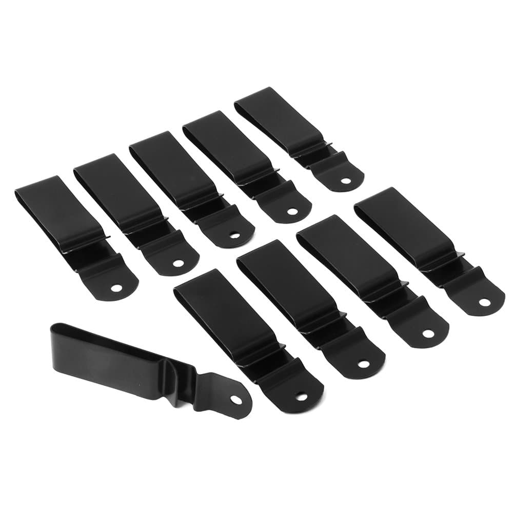 10 High Carbon Steel Pack Metal Spring Belt Holster Sheath Clip for Kydex