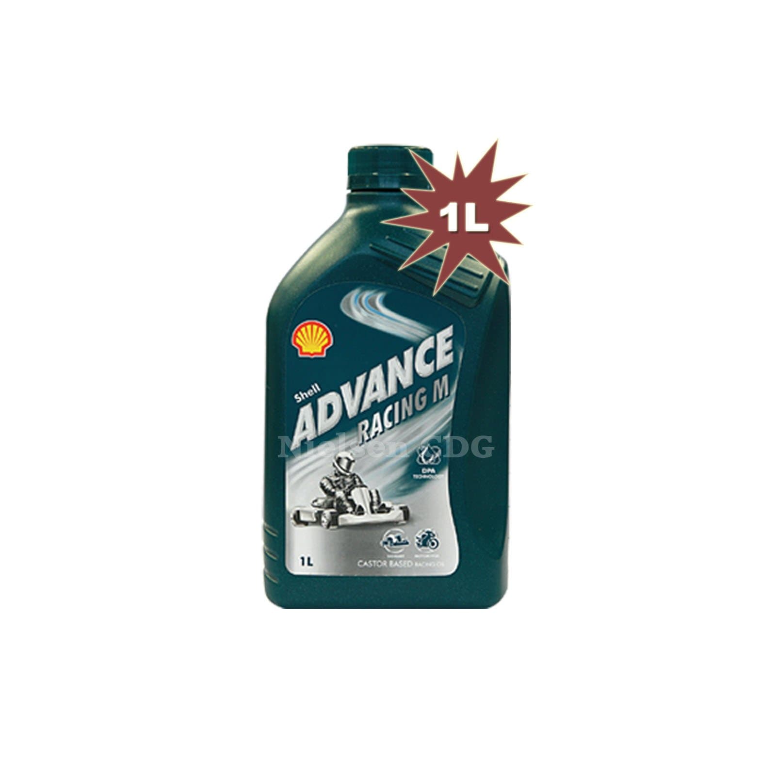 Shell 550043060 Advance Racing M 30 Motor Cycle 4 Stroke Engine Oil, 1L