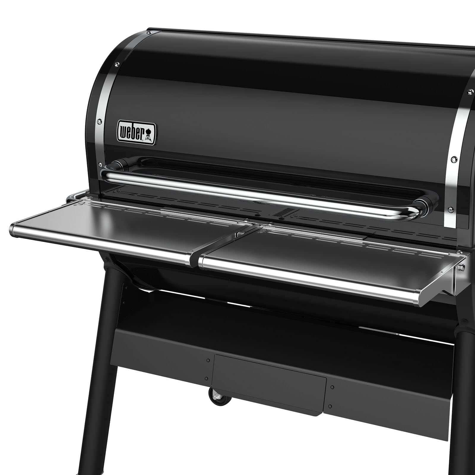 Weber SmokeFire EX6 - EPX6 Front Table - Foldable, Additional Storage Space for Barbecue Food, Easy Assembly - Silver (7003)