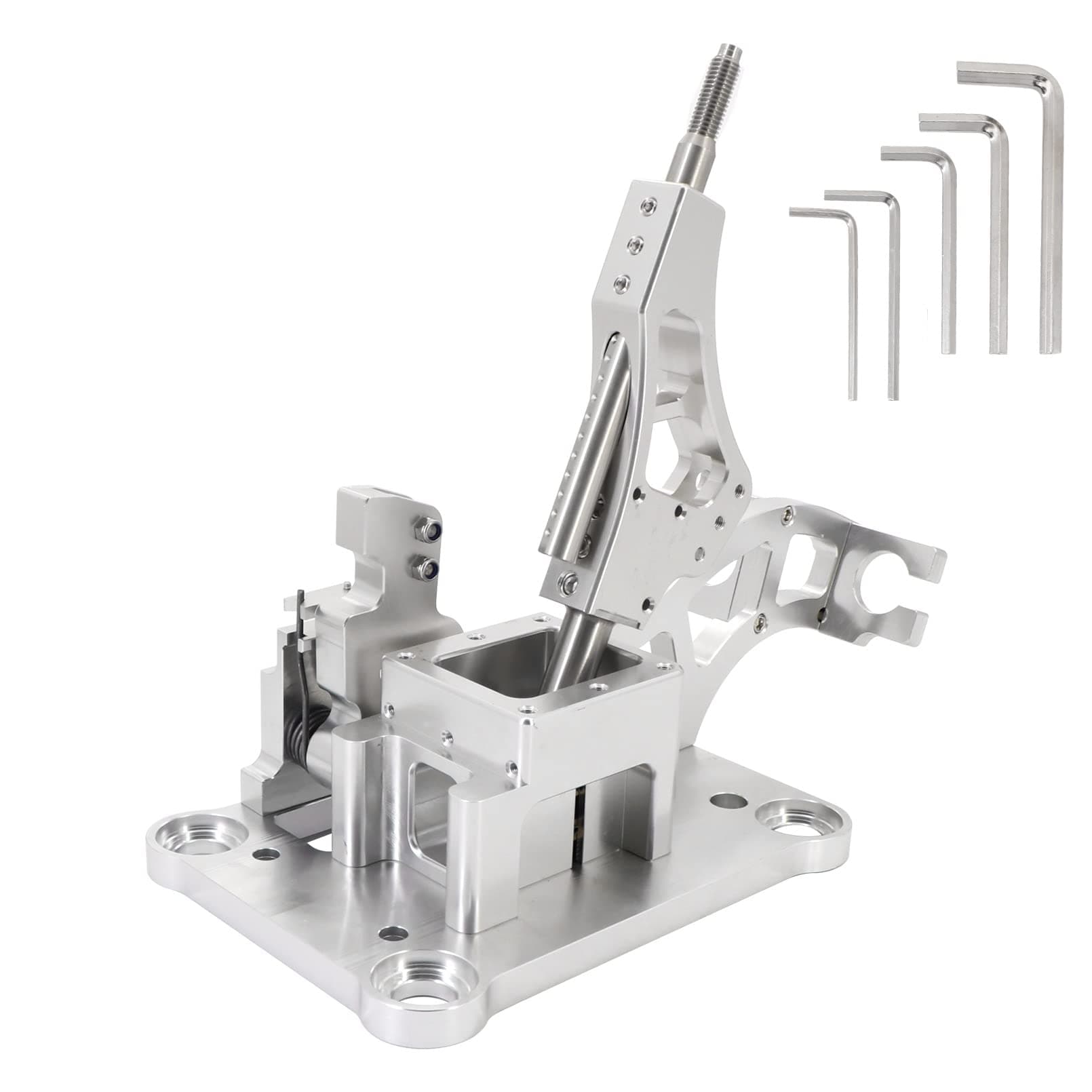 Billet Racing Shifter Box Set Aluminum for Acu-ra RSX Type S 2002-2006 for K-Series for Hon-da Civic 2001-2005 EM2 ES Coupe Sedan