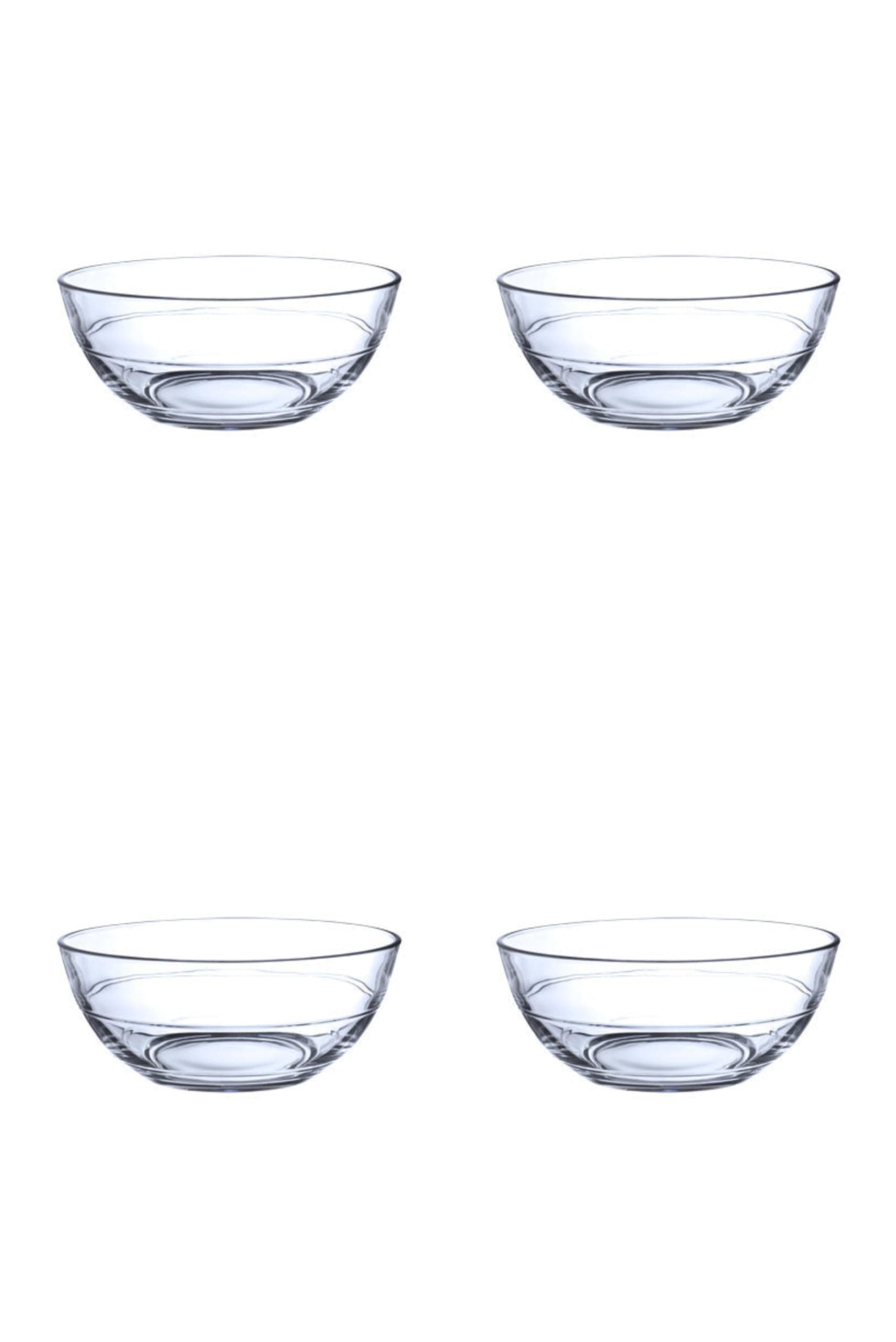 Blinkmax 4 Pieces Glass Bowl Set - Salad Bowl 5.5 inches | LZ030204