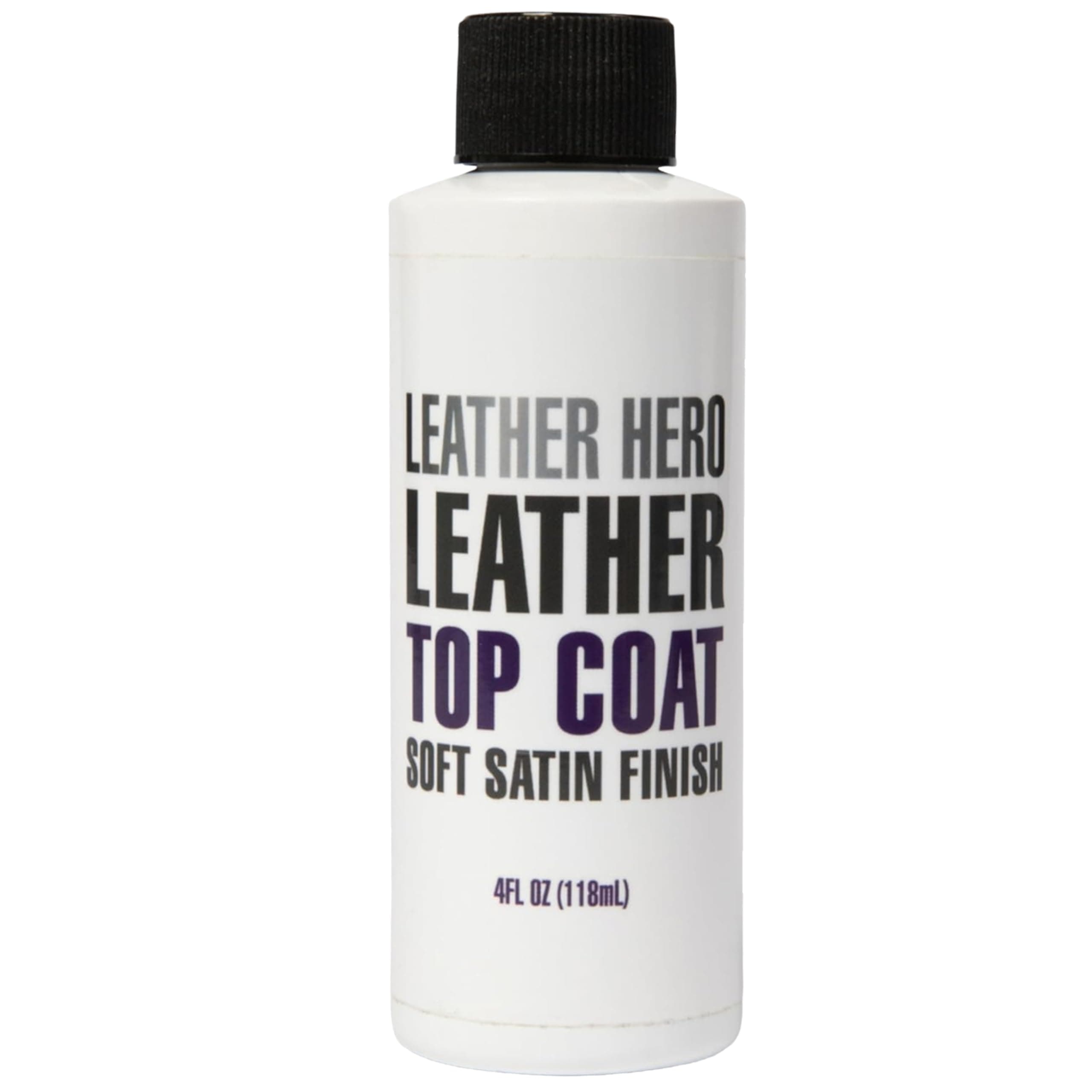 Leather Hero Satin Top Coat Sealant Color Restorer,4oz