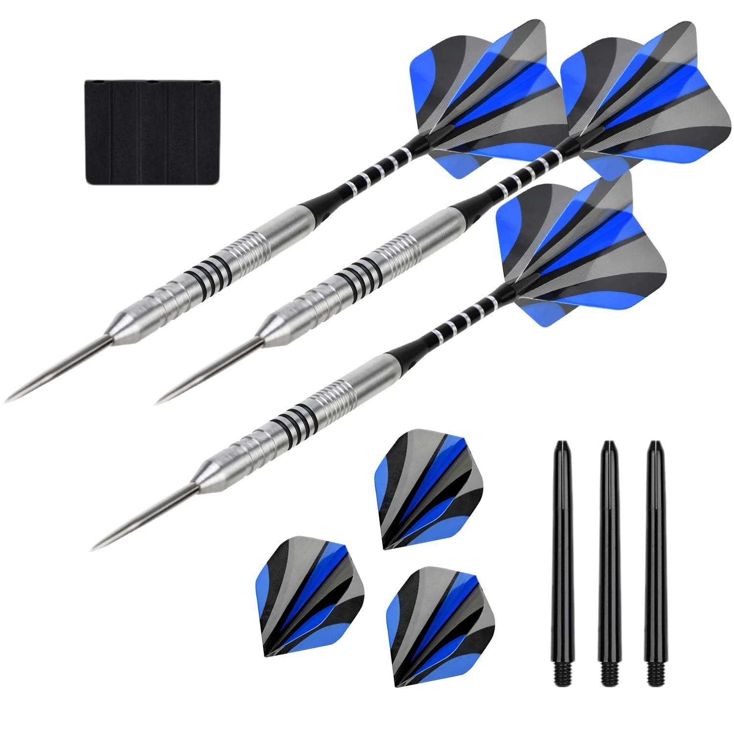 24g 90% Tungsten Professional Steel Tip Darts Set Point Protector