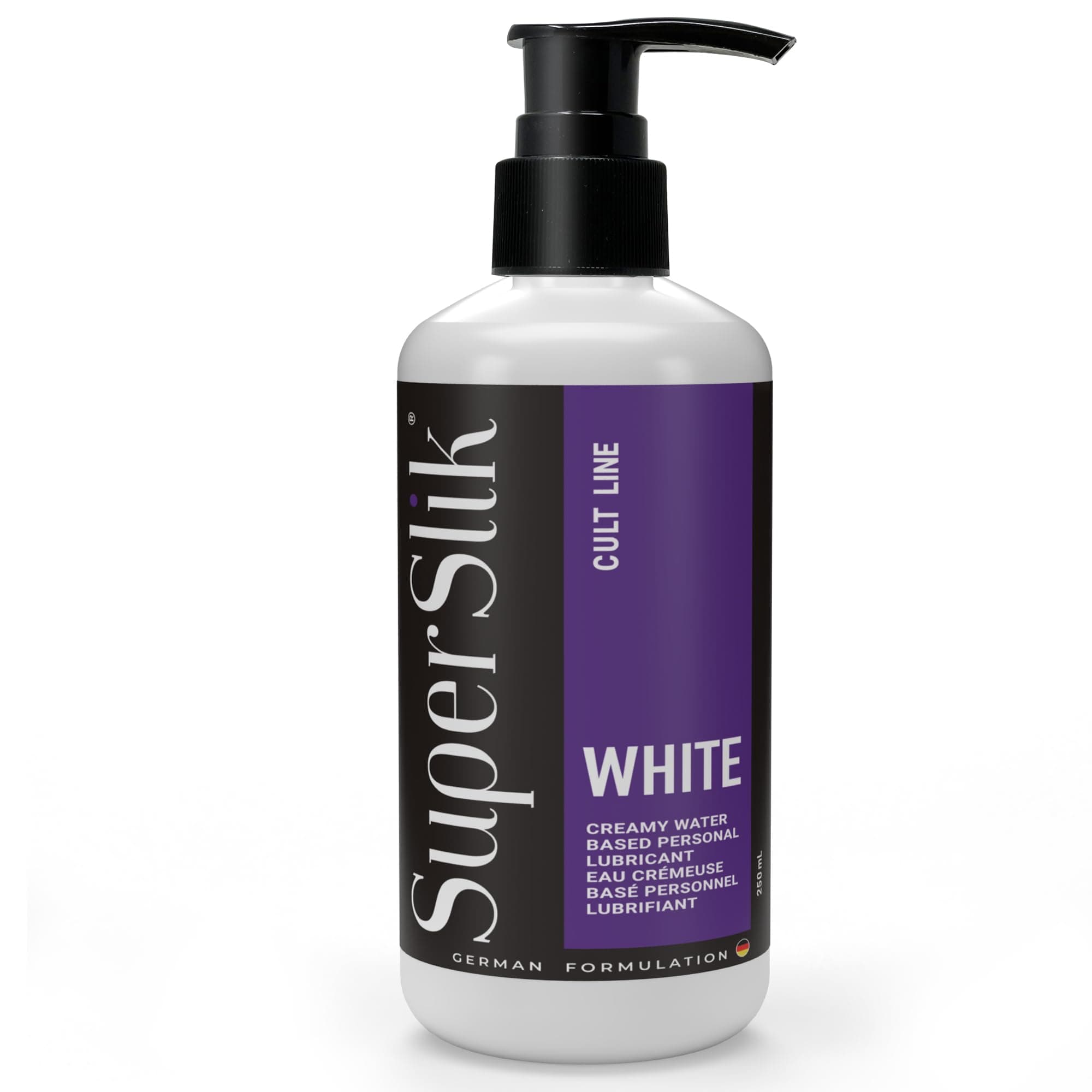 Cum Lube, Creamy Thick White Personal Lubricant Water-Based lube 250mL