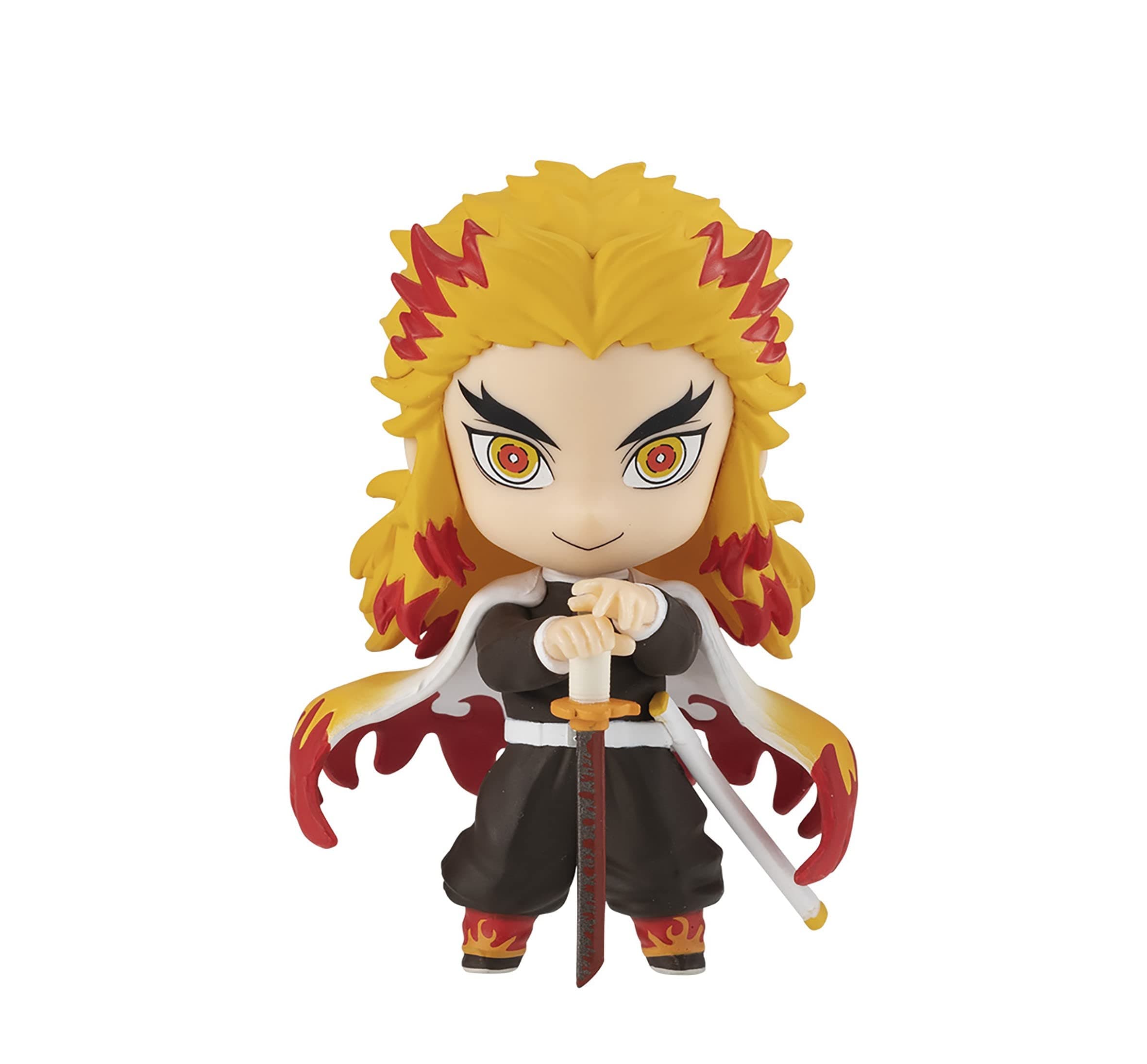 Bandai Chibi Masters Kyojuro Rengoku Demon Slayer Figure | 8cm Collectable Figure From Demon Slayer Anime And Manga | Make Great Anime Gifts