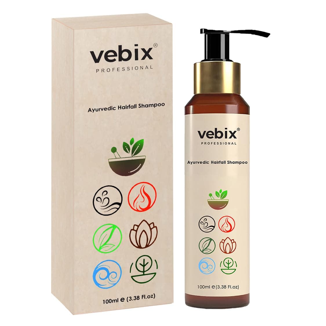 Customized Ayurvedic Anti-Hairfall Shampoo For All Hair (100Ml)