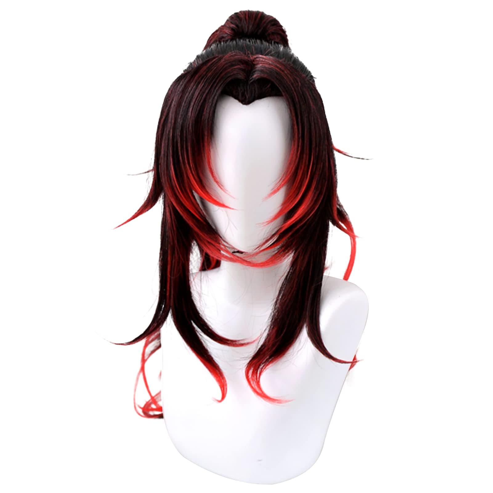 Ponytails Cosplay Wig Demon Slayer Costume Halloween Wigs for Women Men