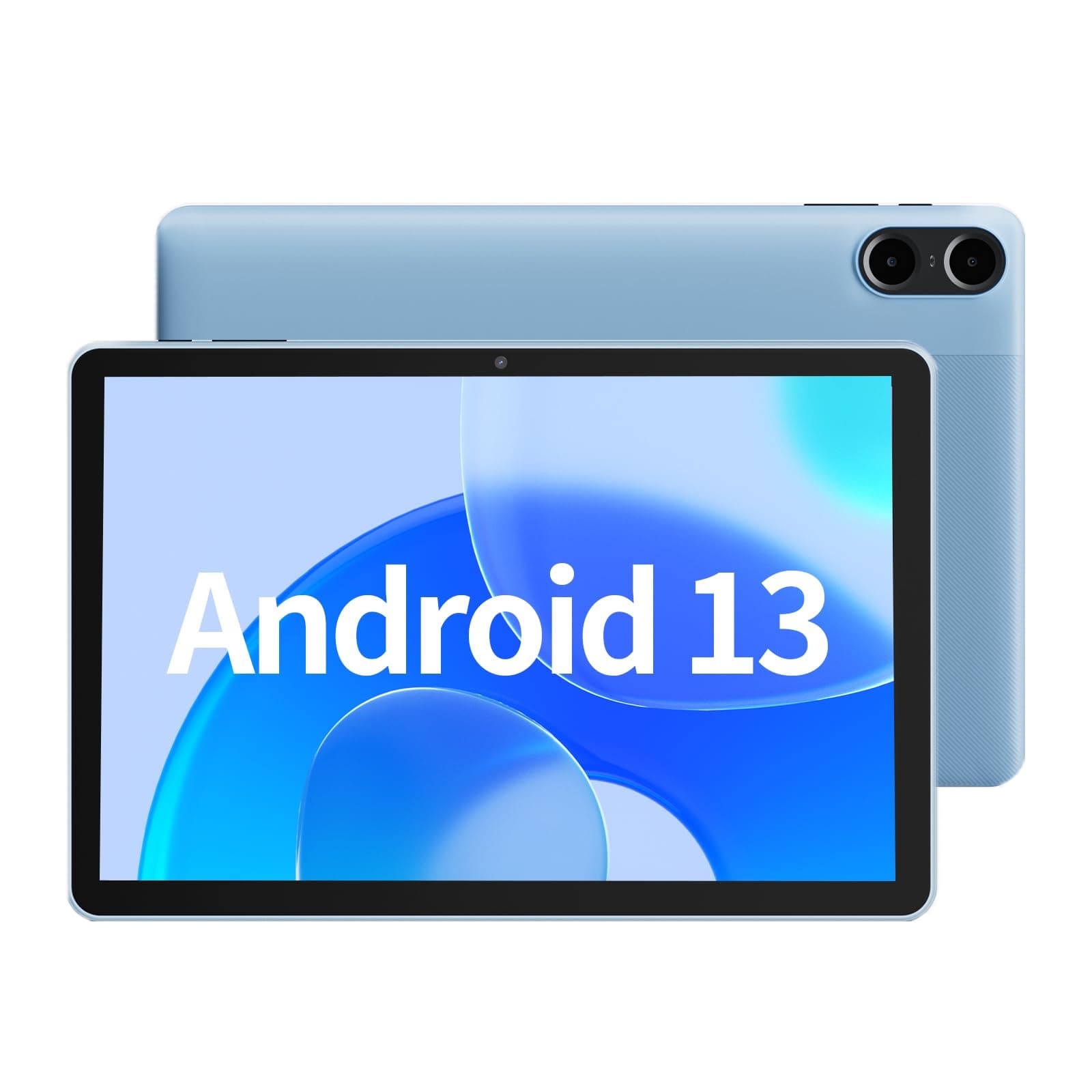 PRITOM 10.1 inch Android 13 Tablets, Octa-Core Processor, 8GB RAM 64GB ROM 512GB Expanable, 6000mAh Battery, HD IPS Touch Screen, 5G/2.4G WiFi6, Bluetooth 5.0, Split Screen, Widget Support (Blue)