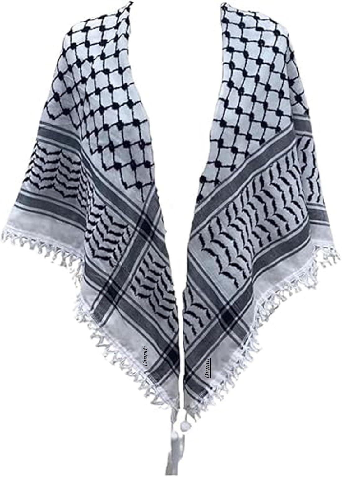 Palestine arfat scarf army military Arafat muslim head scarf white black cotton for men and women